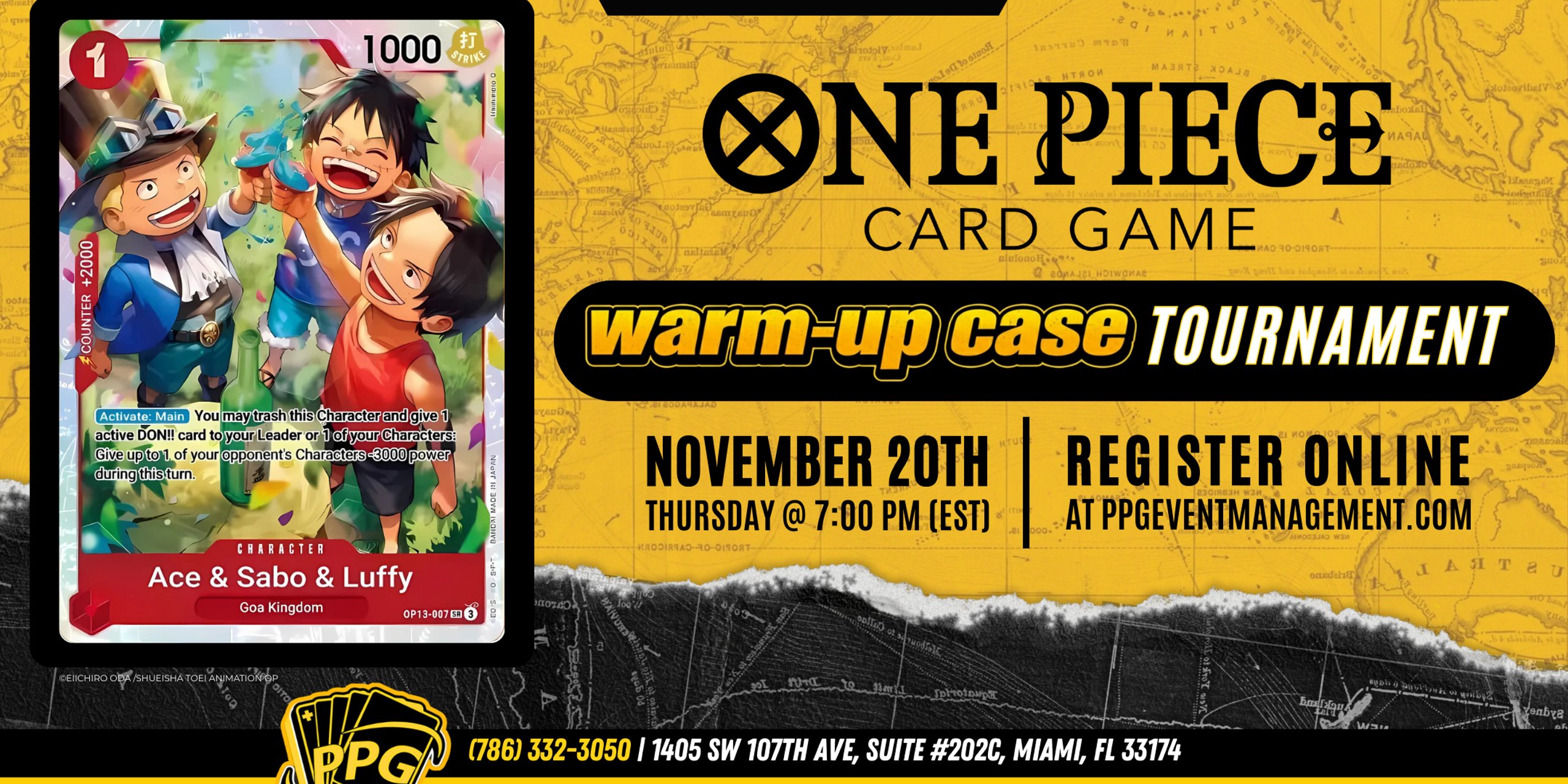 One Piece Warm-UP Case Tournament