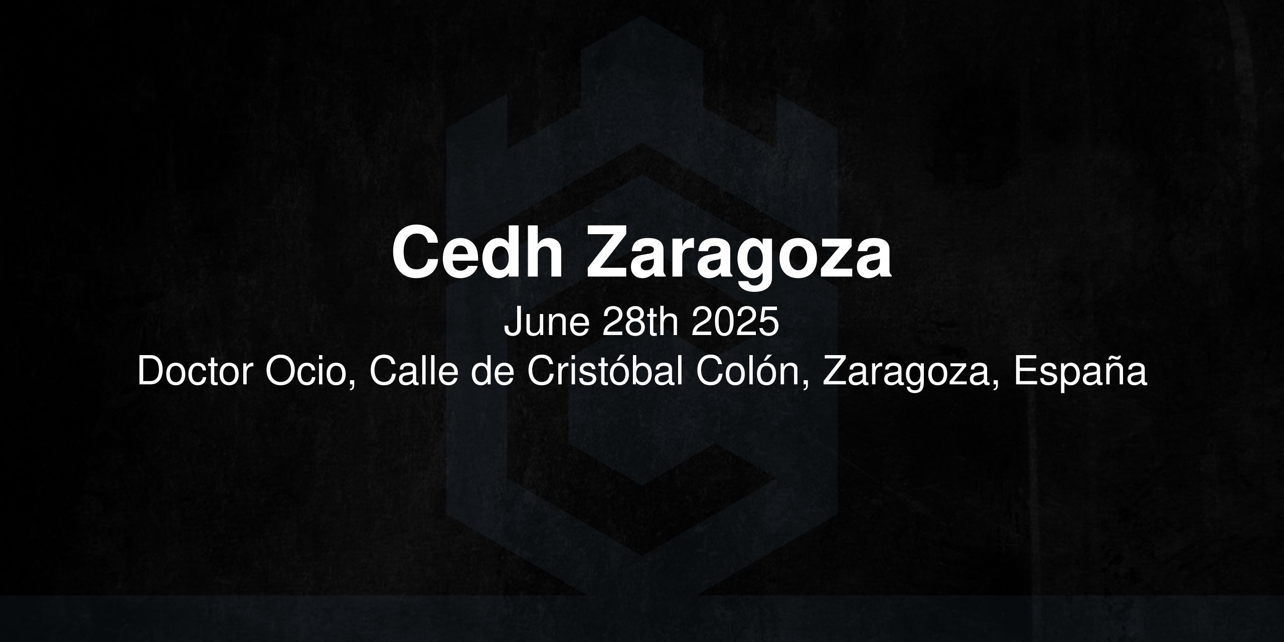 Cedh Zaragoza