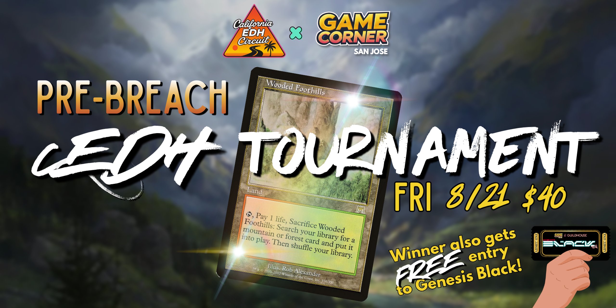 Pre-Breach the Bay 2 X Game Corner: Foil Onslaught Wooded Foothills