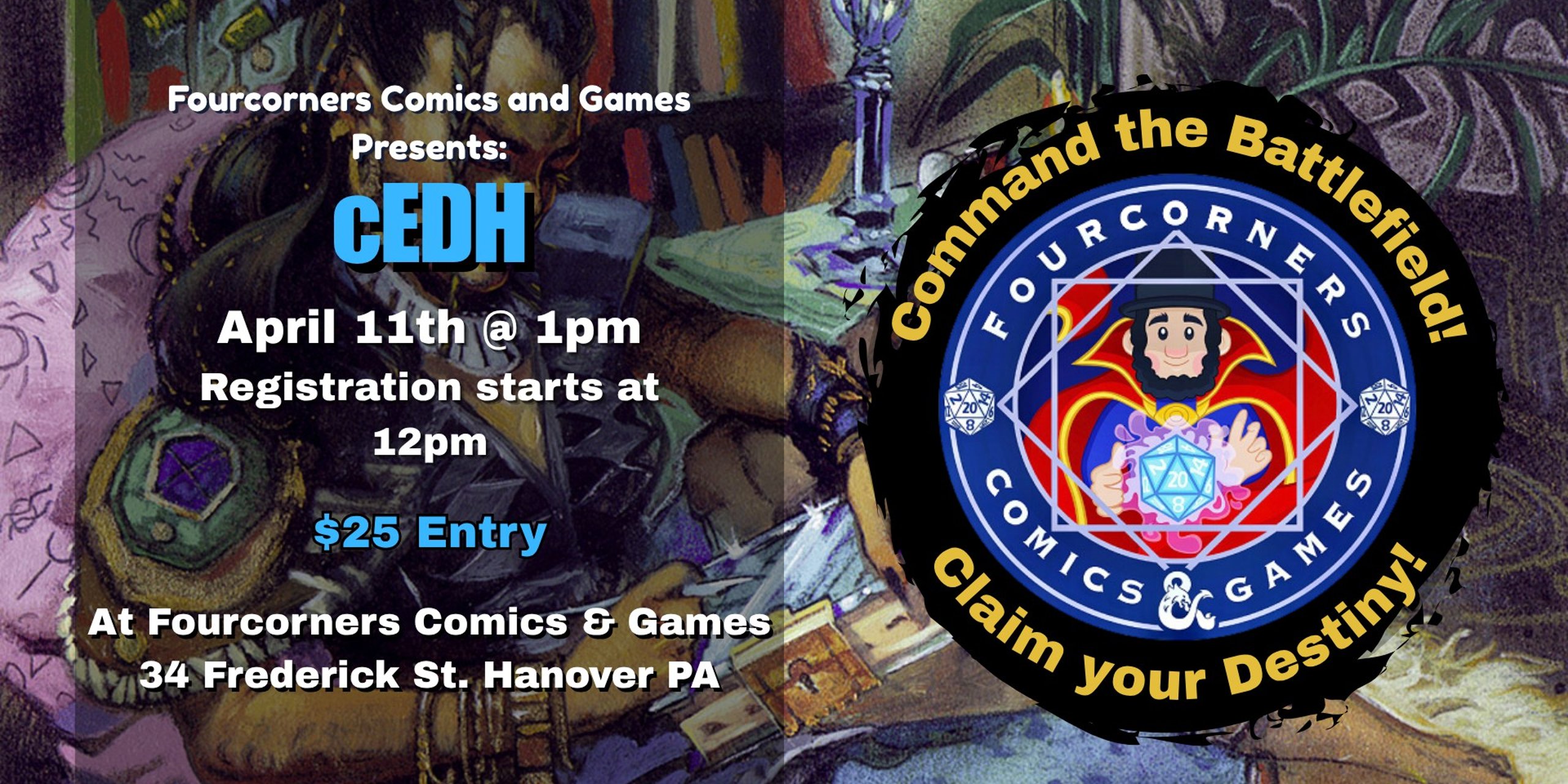 CEDH AT FOURCORNERS COMICS HANOVER PA  