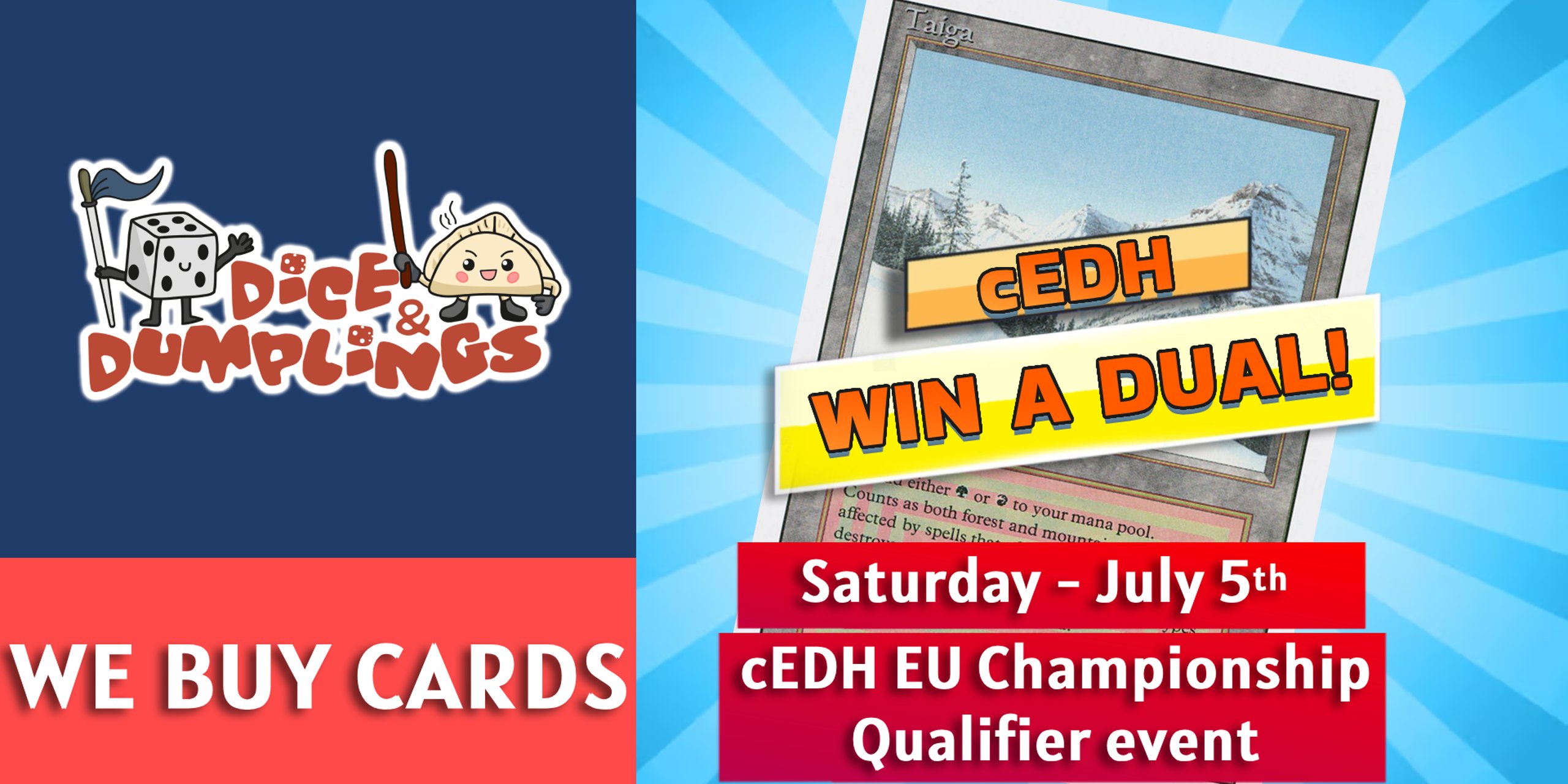 cEDH WIN A DUAL - EU Championship Qualifier - Southampton - Dice & Dumplings