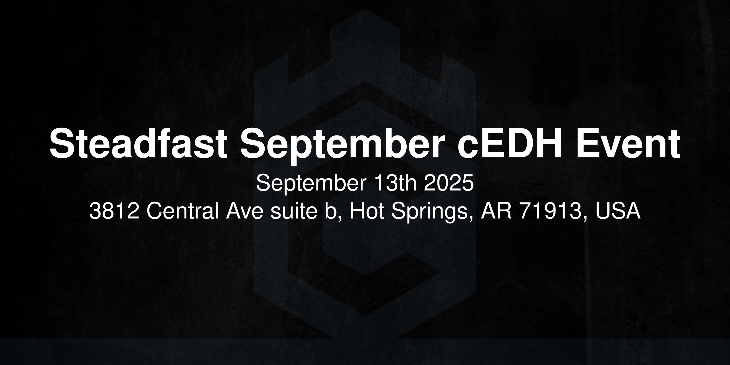Steadfast September cEDH Event