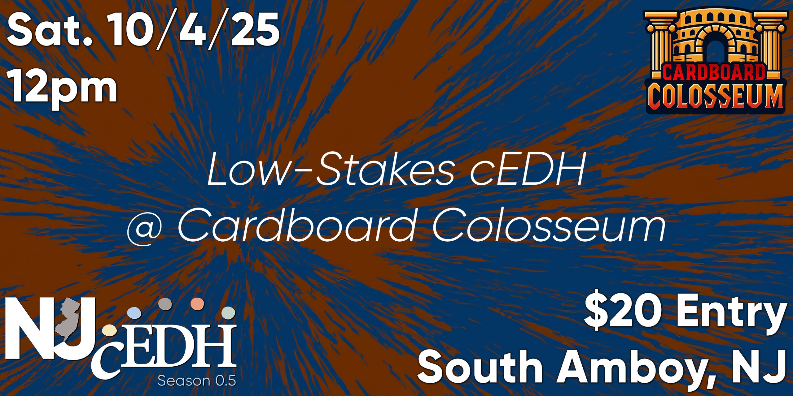 NJcEDH Low-Stakes @ Cardboard Colosseum