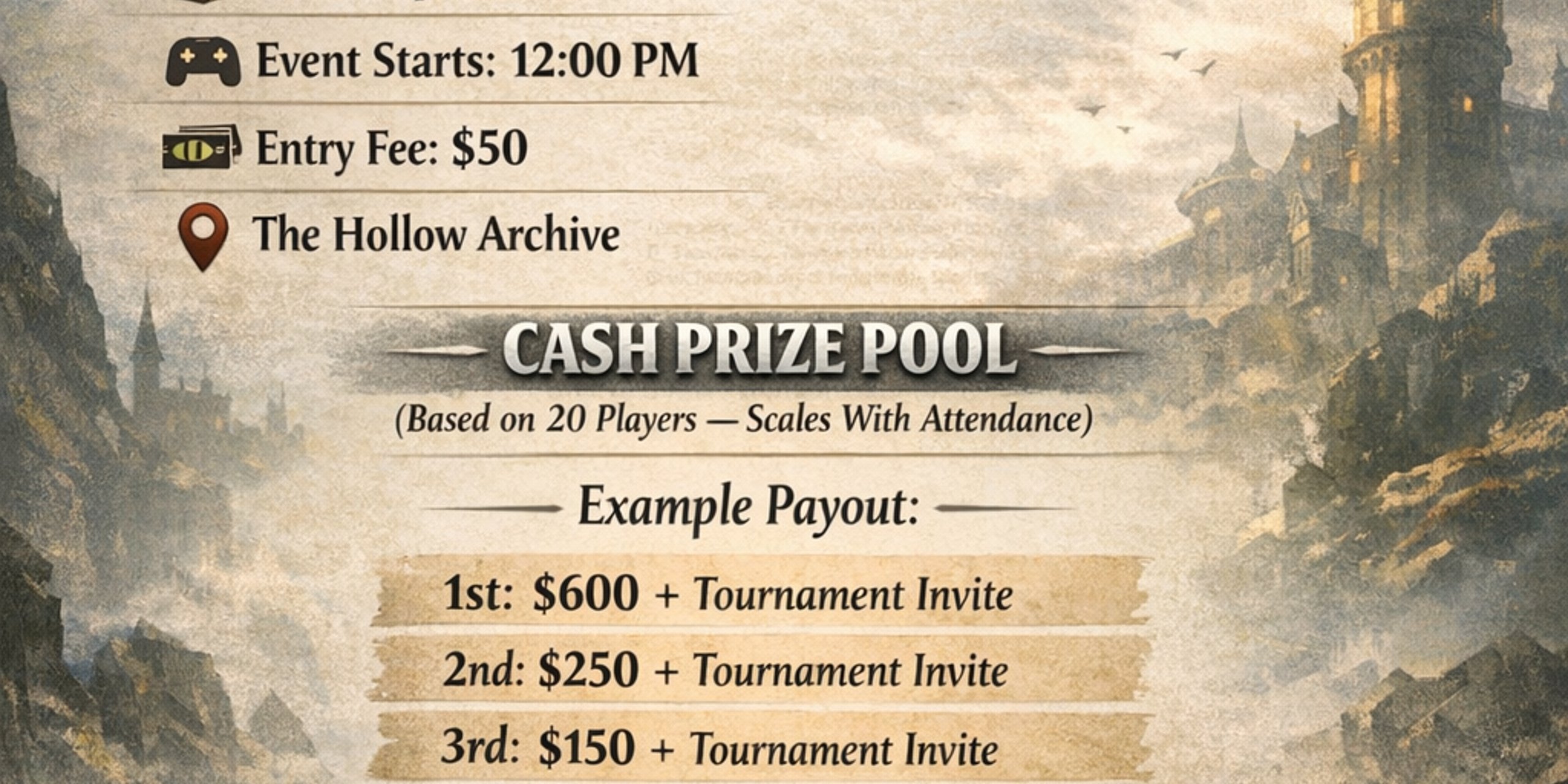 🔥 THE HOLLOW ARCHIVE — LAST CHANCE QUALIFIER 🔥