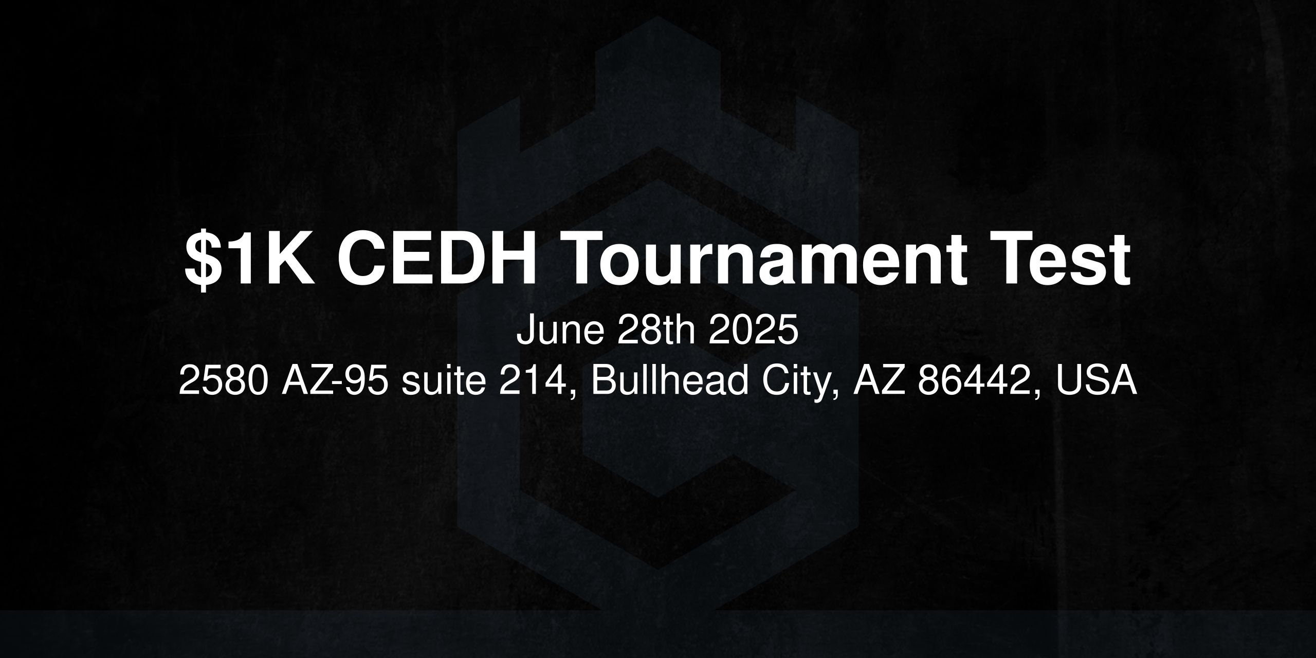 $1K CEDH Tournament - Official
