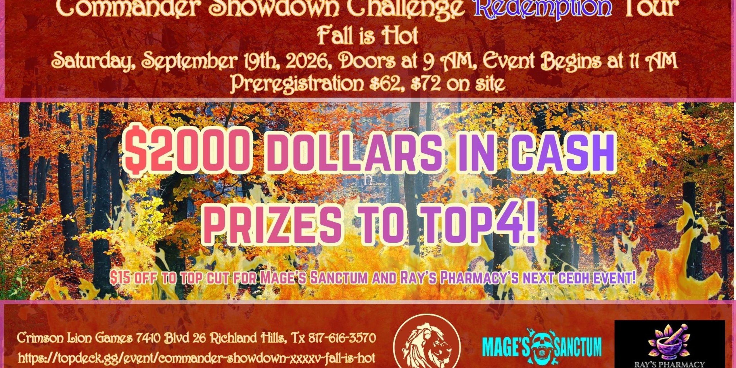 Commander Showdown XXXXV: Fall is Hot!