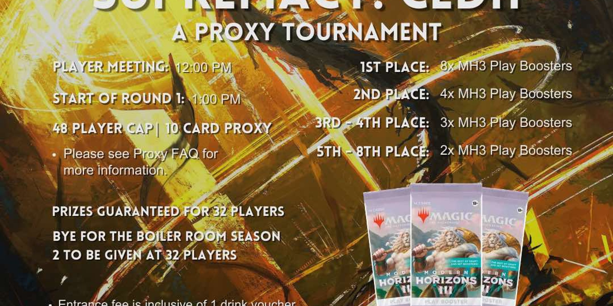 TGE: Supremacy CEDH Proxy Tournament