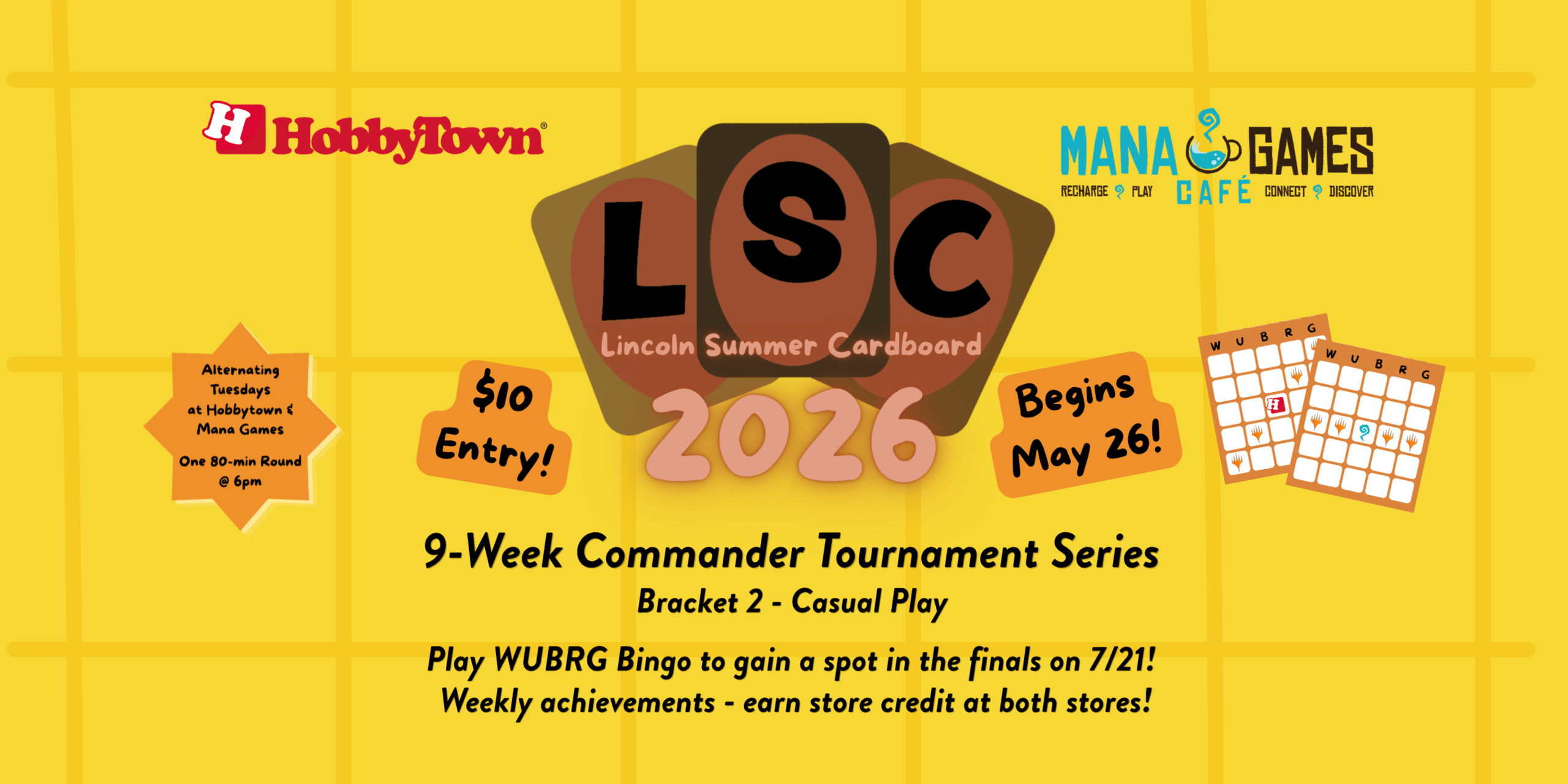 Lincoln Summer Cardboard 2026 Week 1 @ HobbyTown