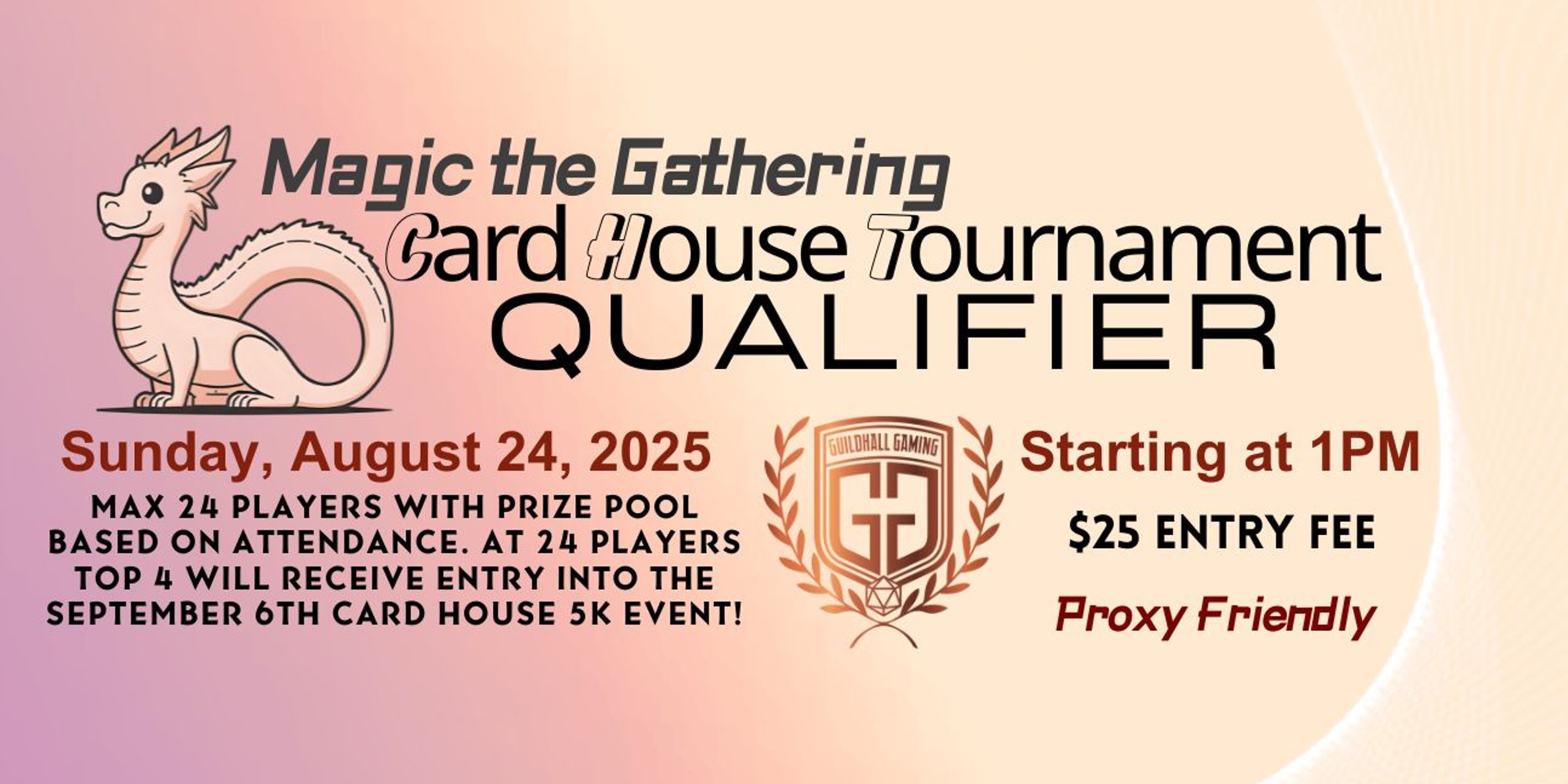 Card House Qualifier at GuildHall Gaming 2