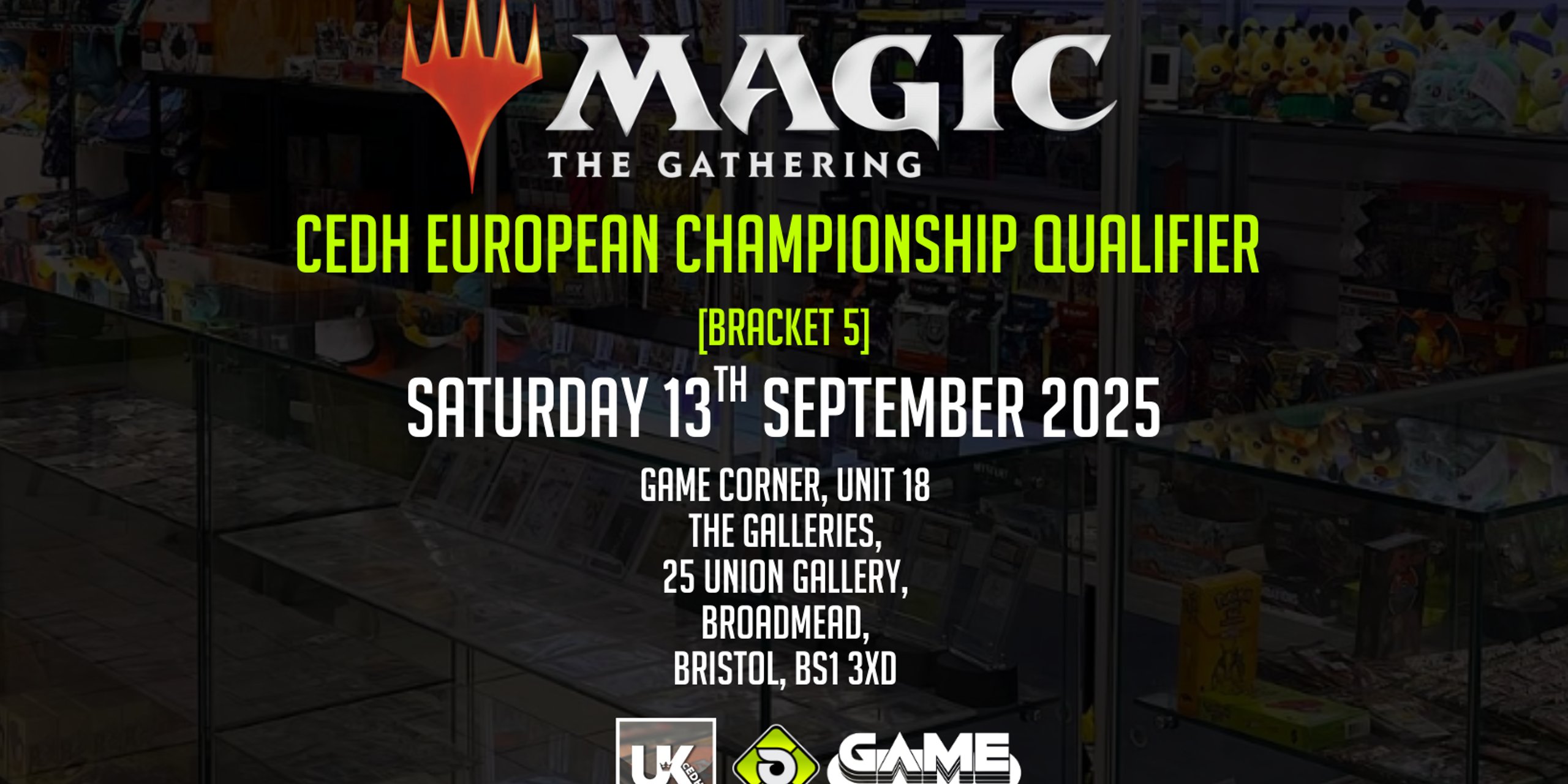 European Championship Qualifier @ game corner September 13th