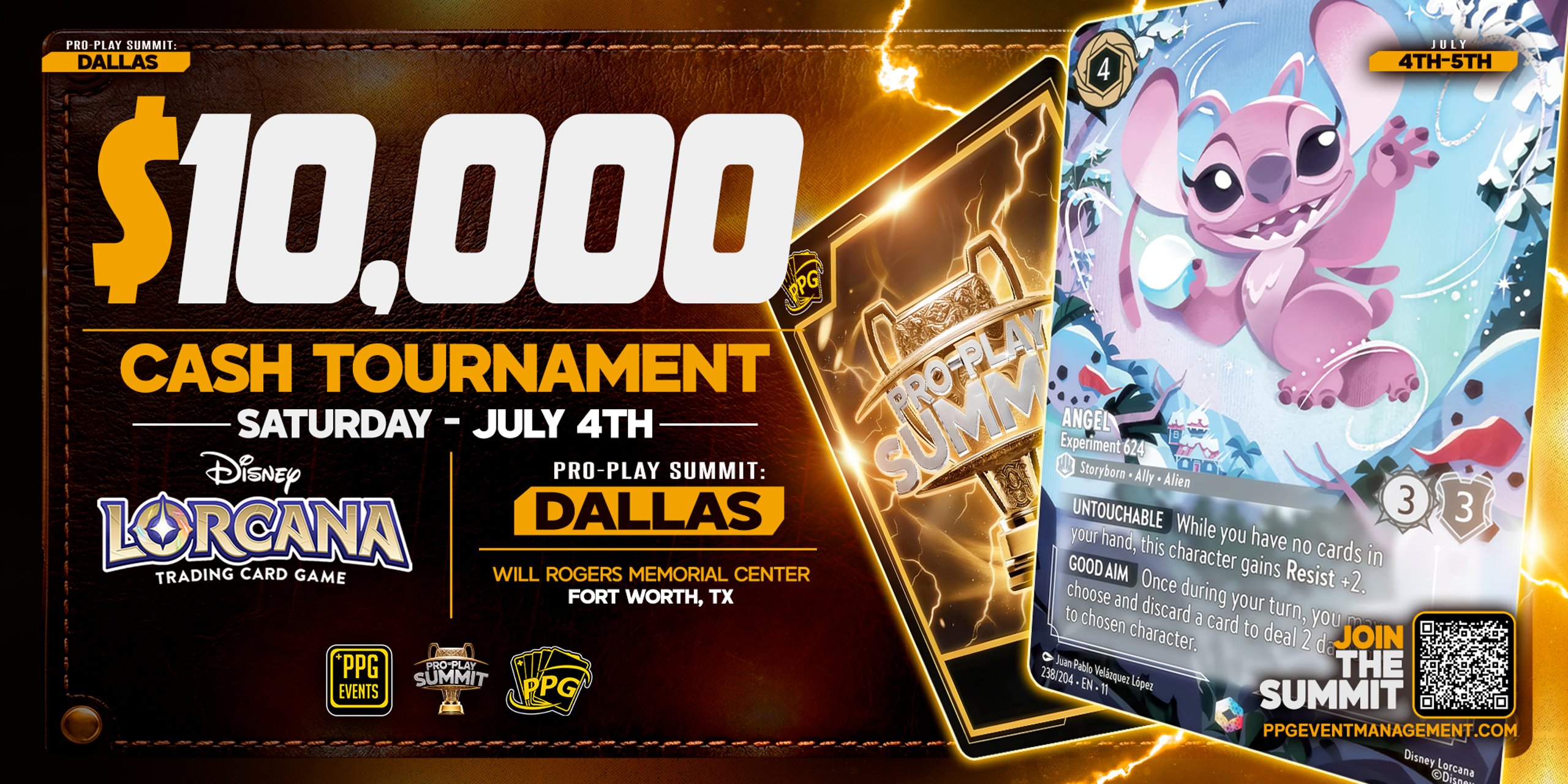 Disney Lorcana CCQ $10,000 Cash Tournament @ Pro-Play Summit: Dallas