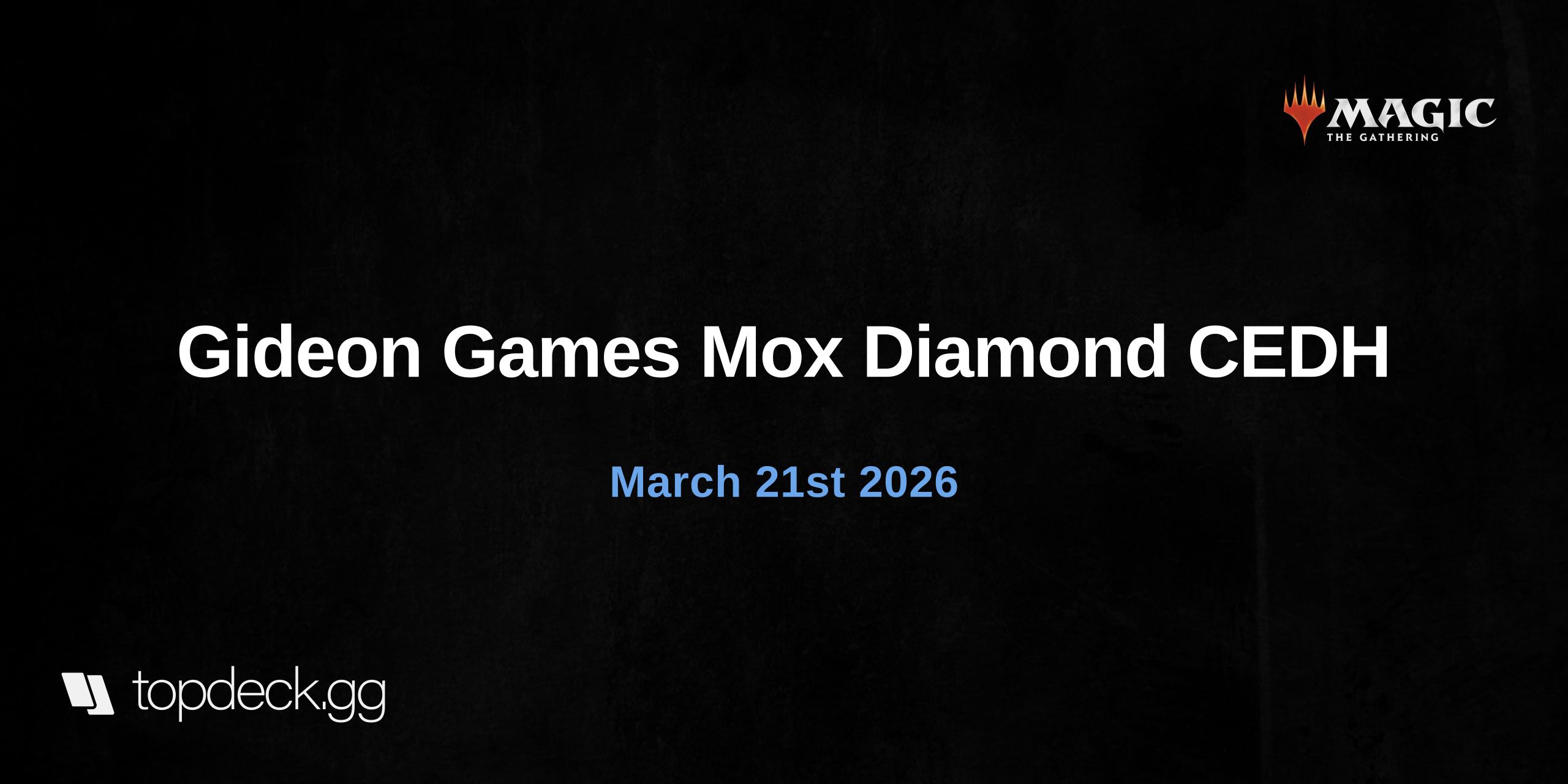 Gideon Games Mox Diamond CEDH
