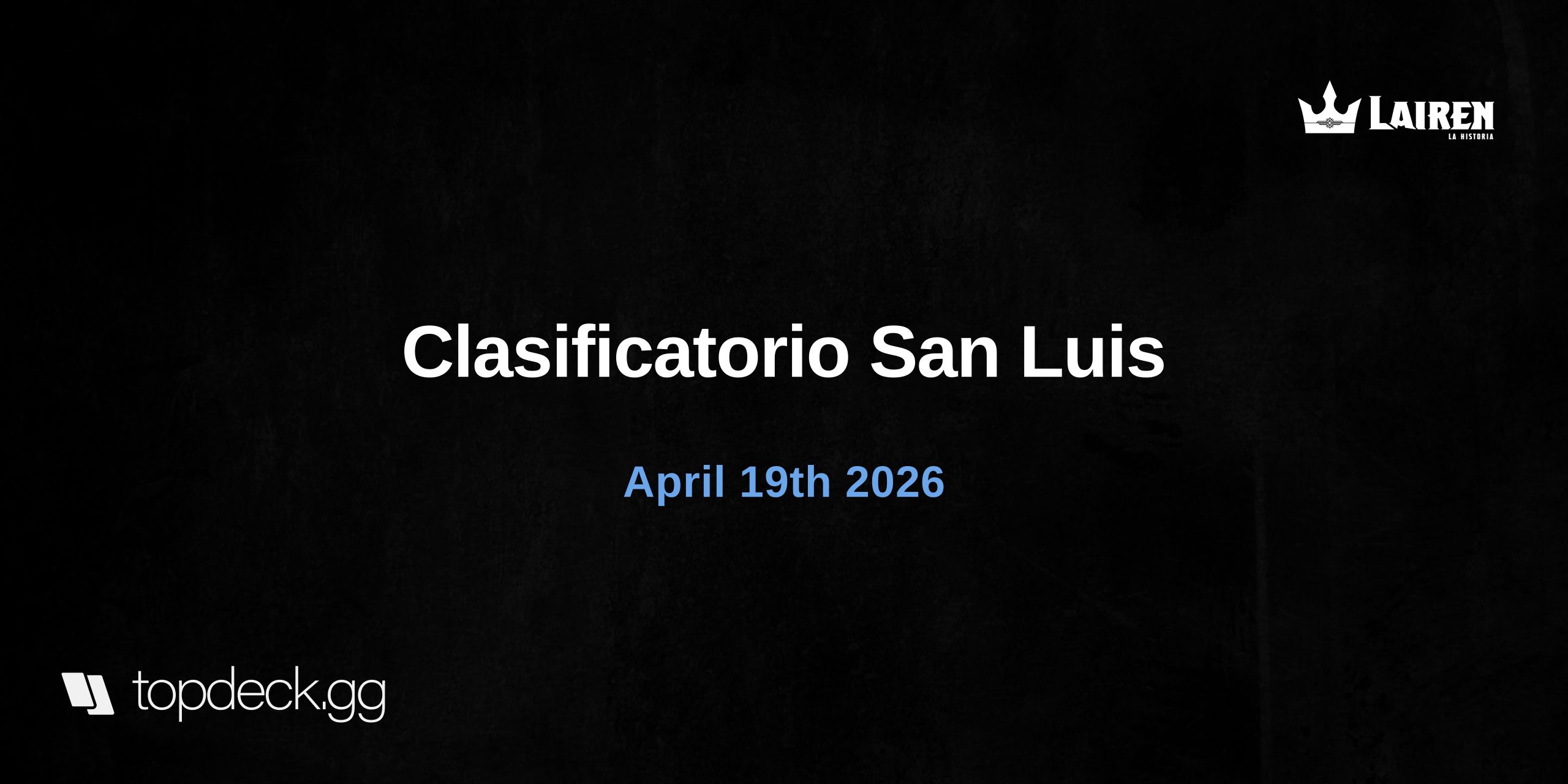 Clasificatorio San Luis