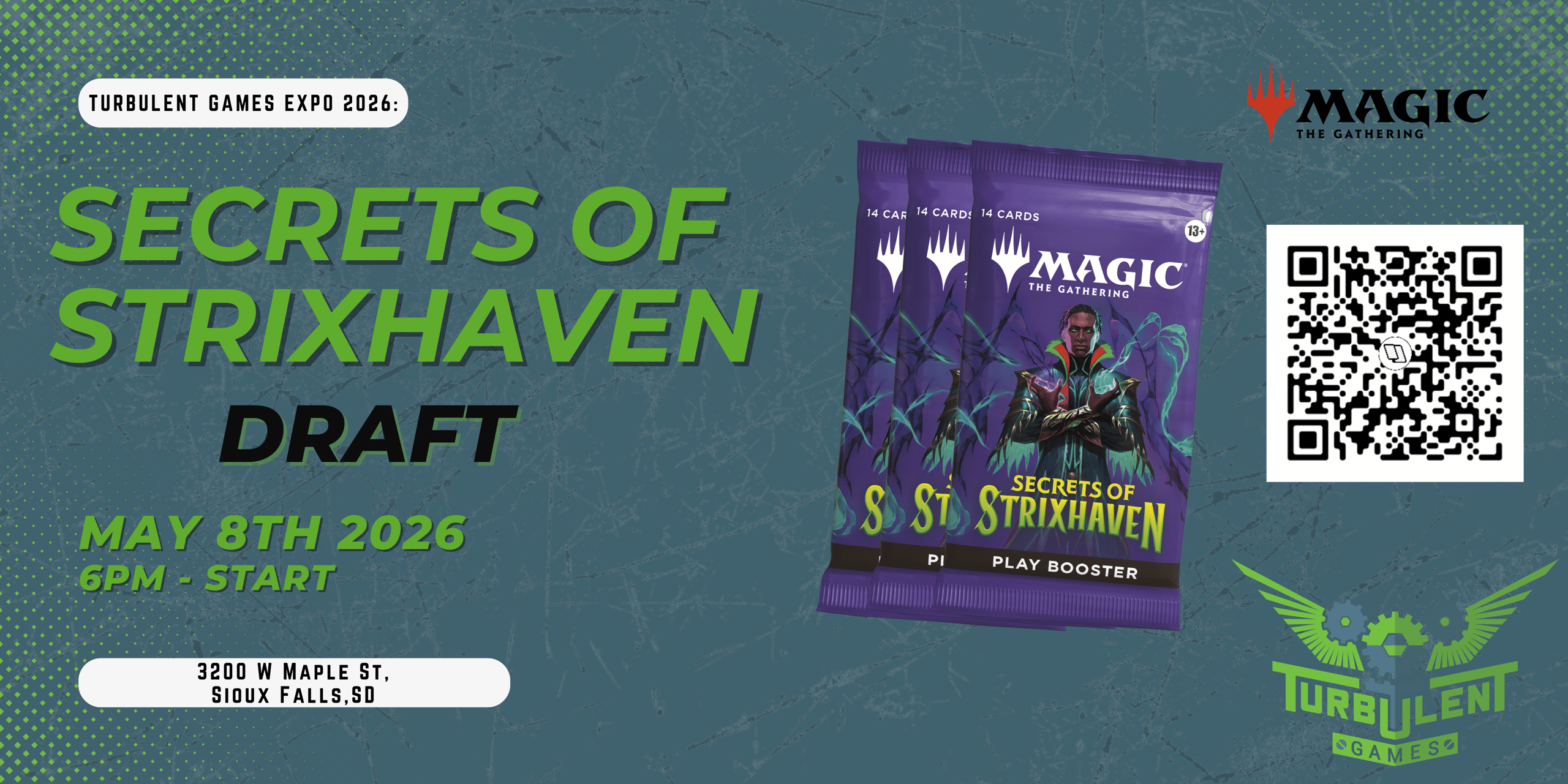 Turbulent Games Expo: Secrets of Strixhaven Draft