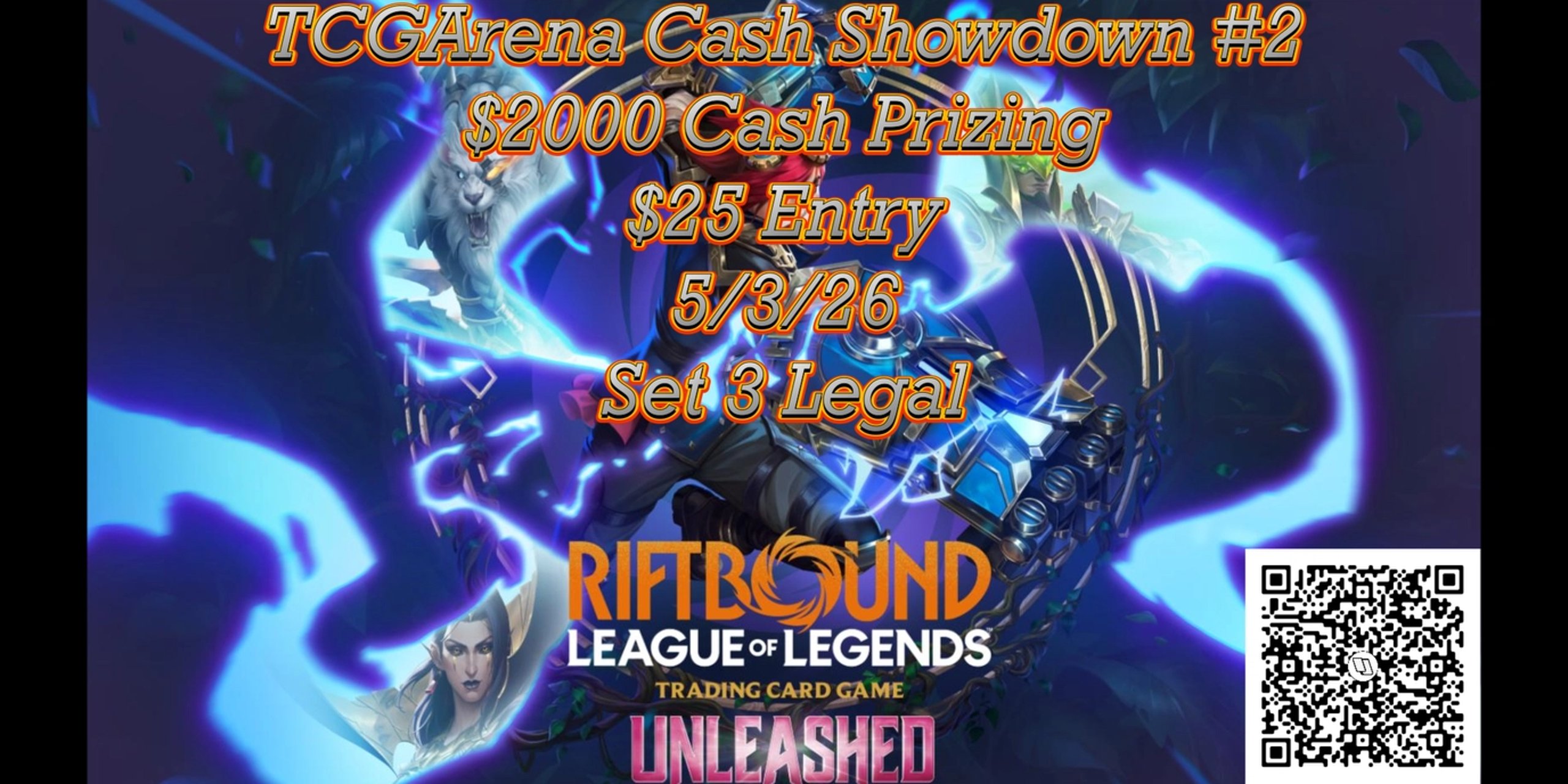 Riftbound TCGArena $2K Cash Showdown 2