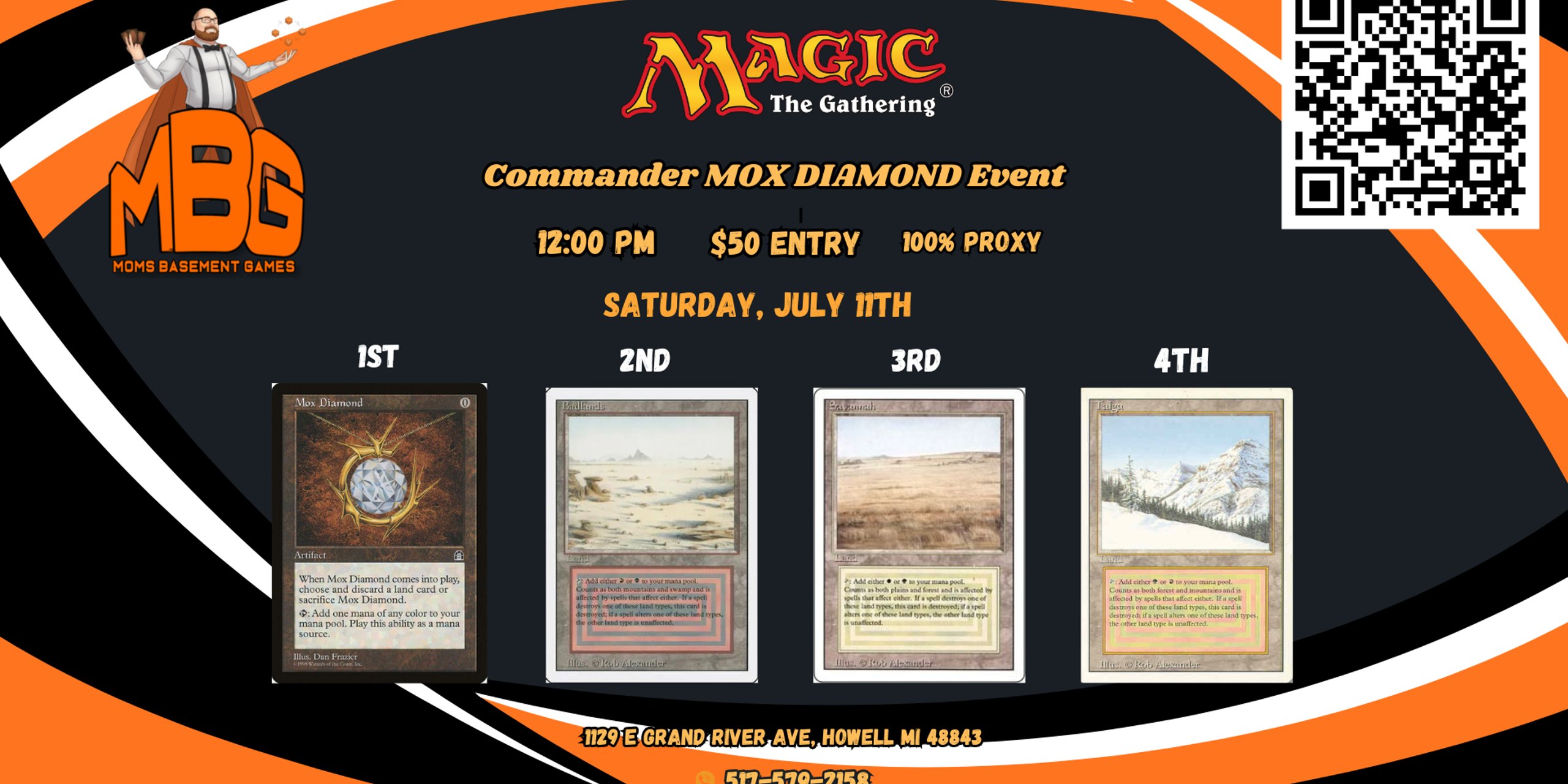 MBG July 11th Mox Diamond Event  