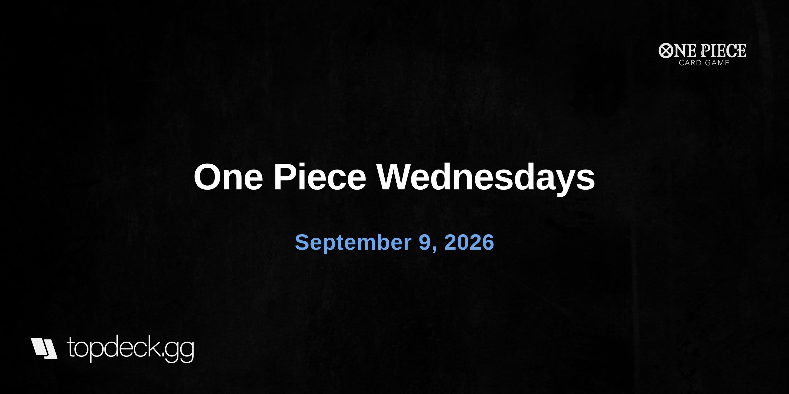 One Piece Wednesdays