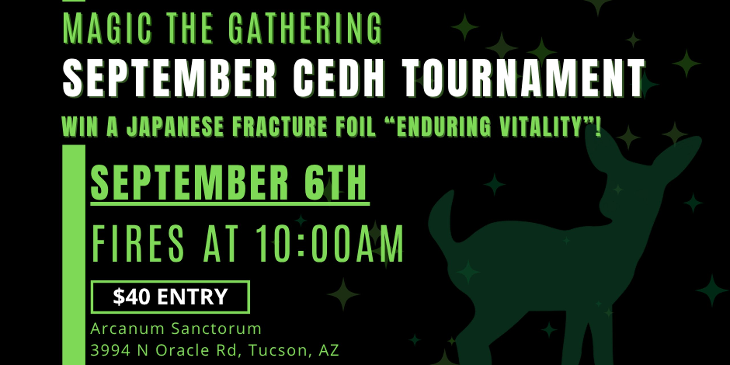 September CEDH Tournament @ Arcanum!