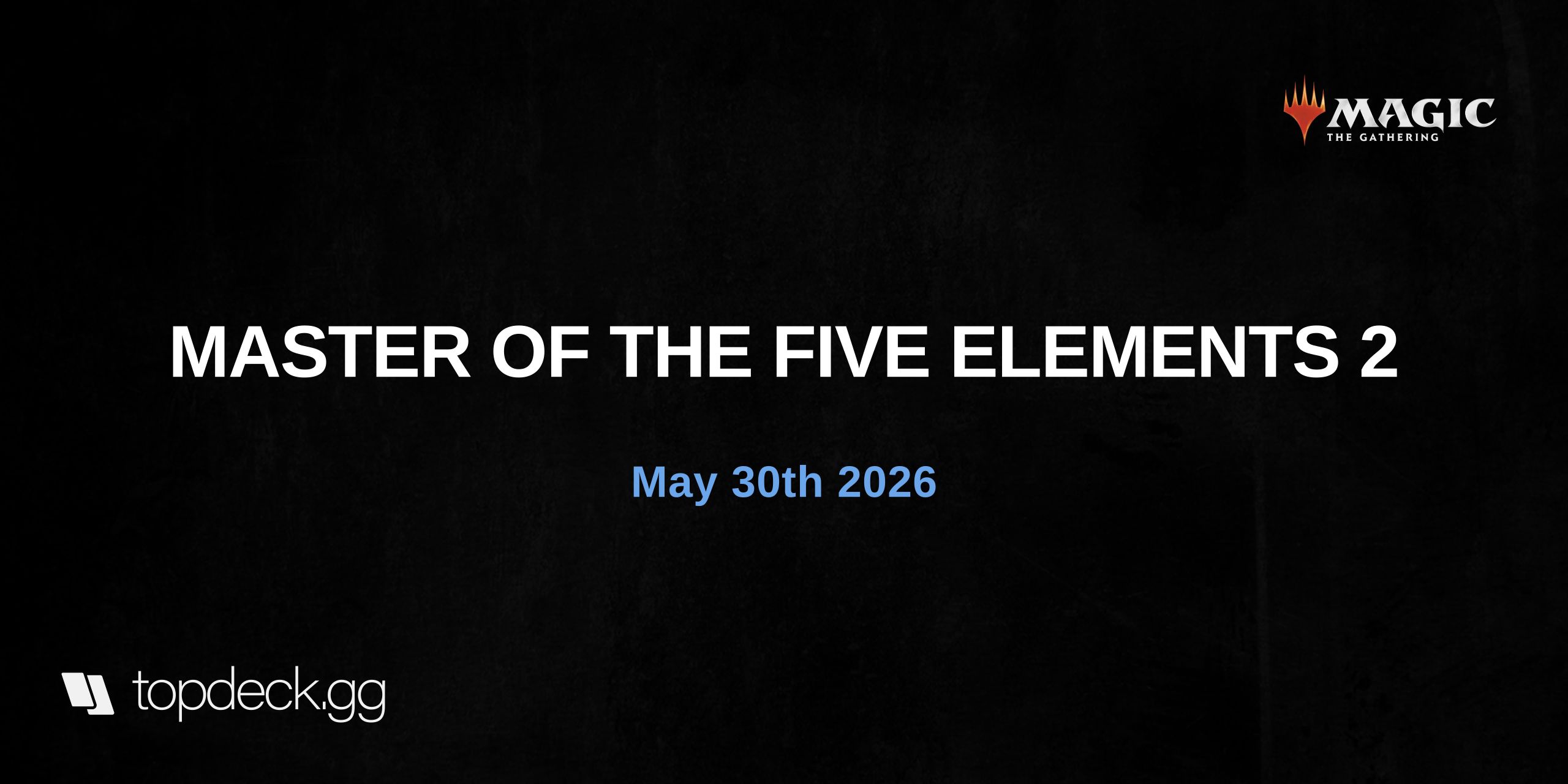 MASTER OF THE FIVE ELEMENTS 2 