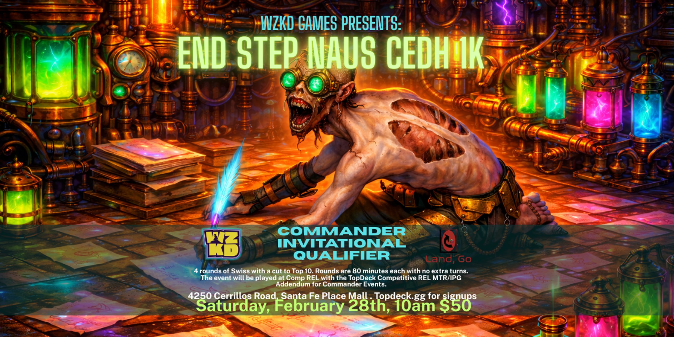 End Step Naus cEDH 1k: Commander Invitational Qualifier #1