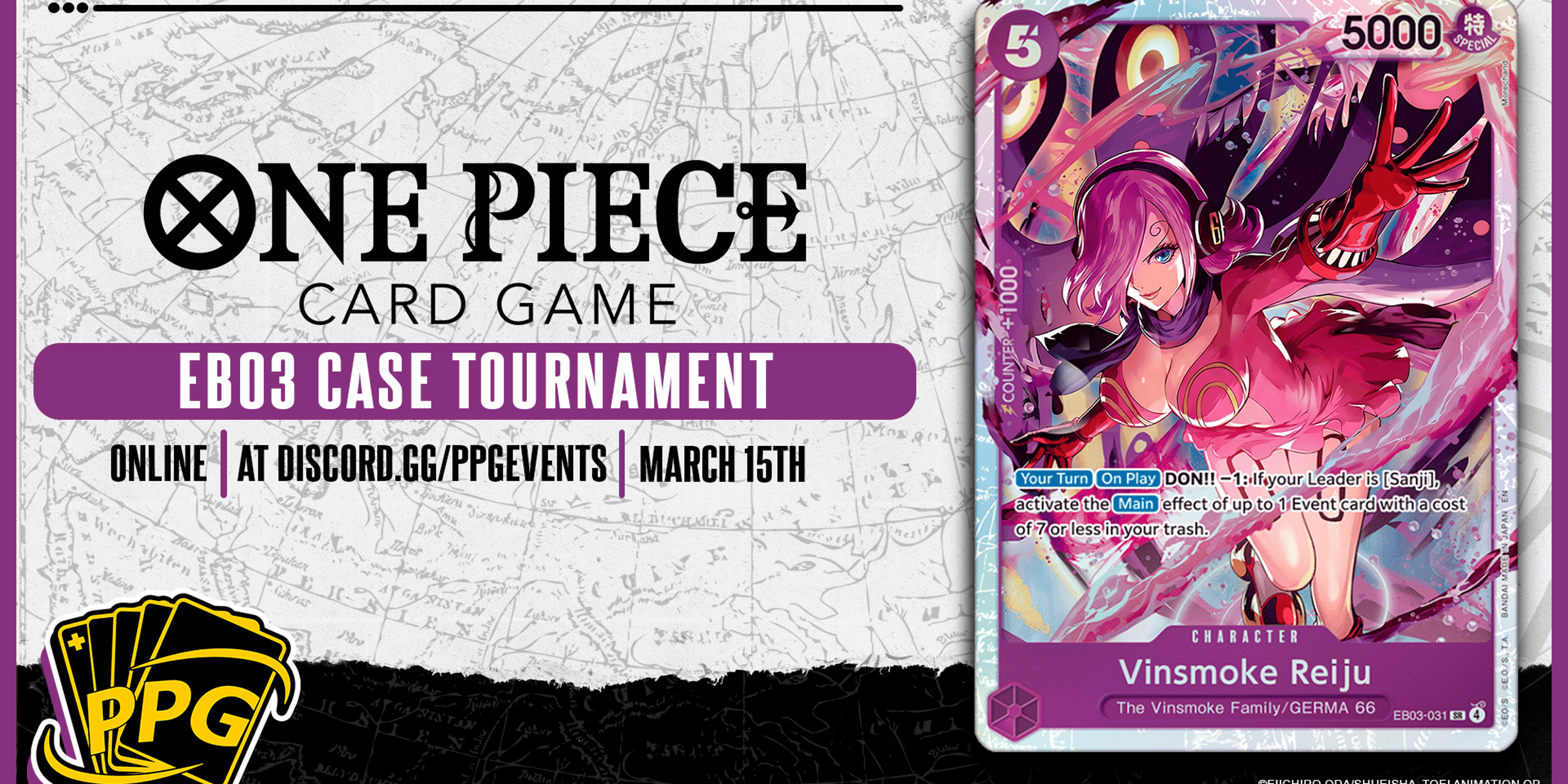 3/15-  One Piece EB03 Case Tournament - Online 