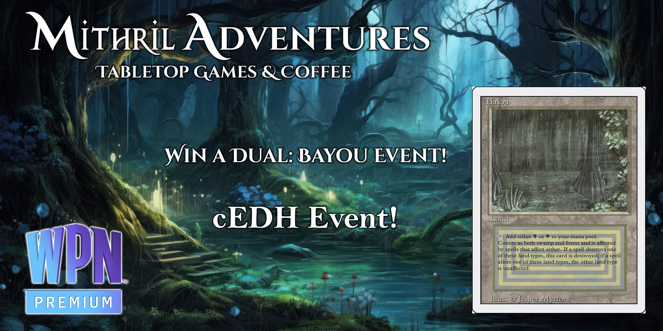 CEDH Win A Bayou!