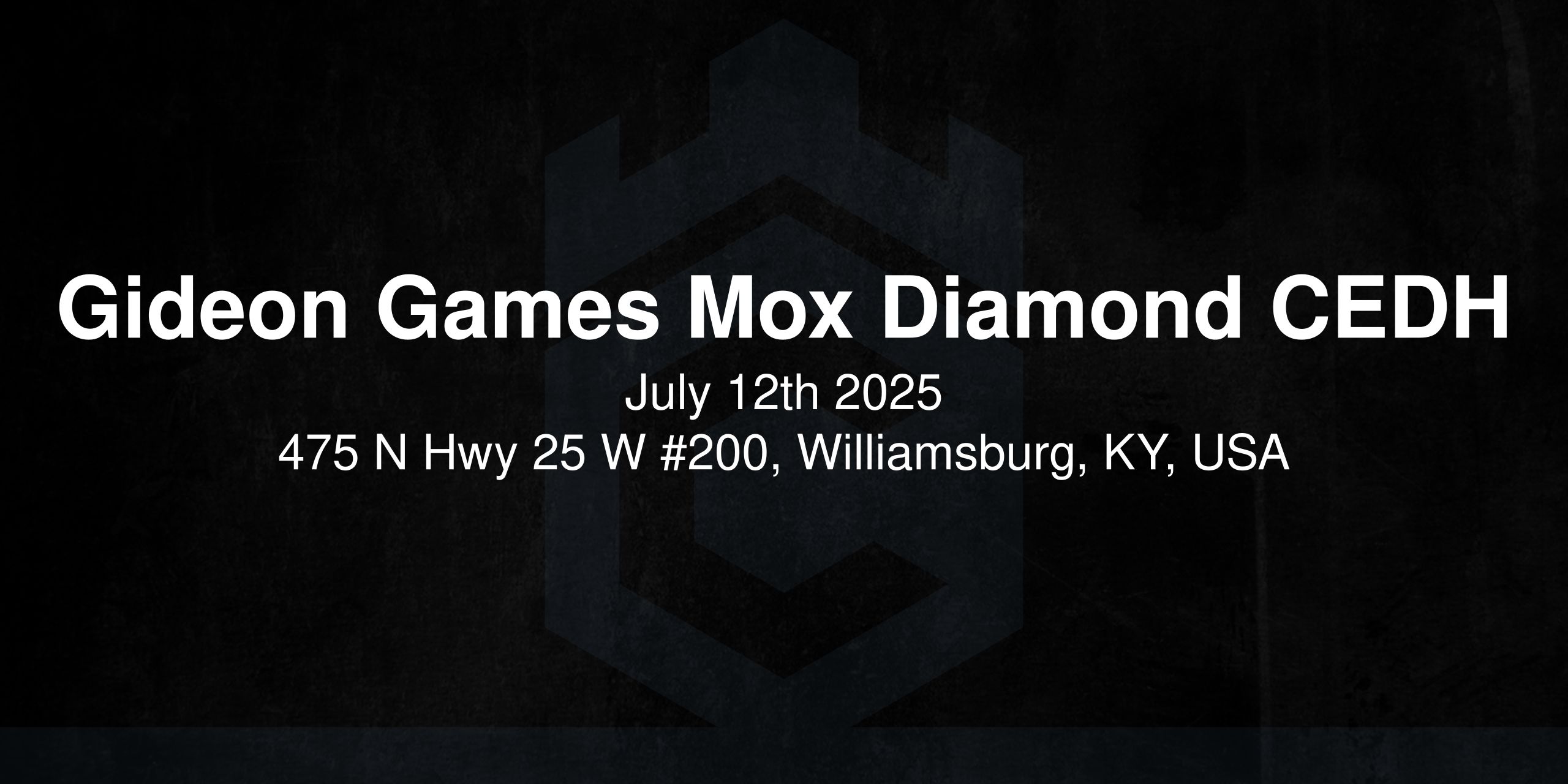 Gideon Games Mox Diamond CEDH