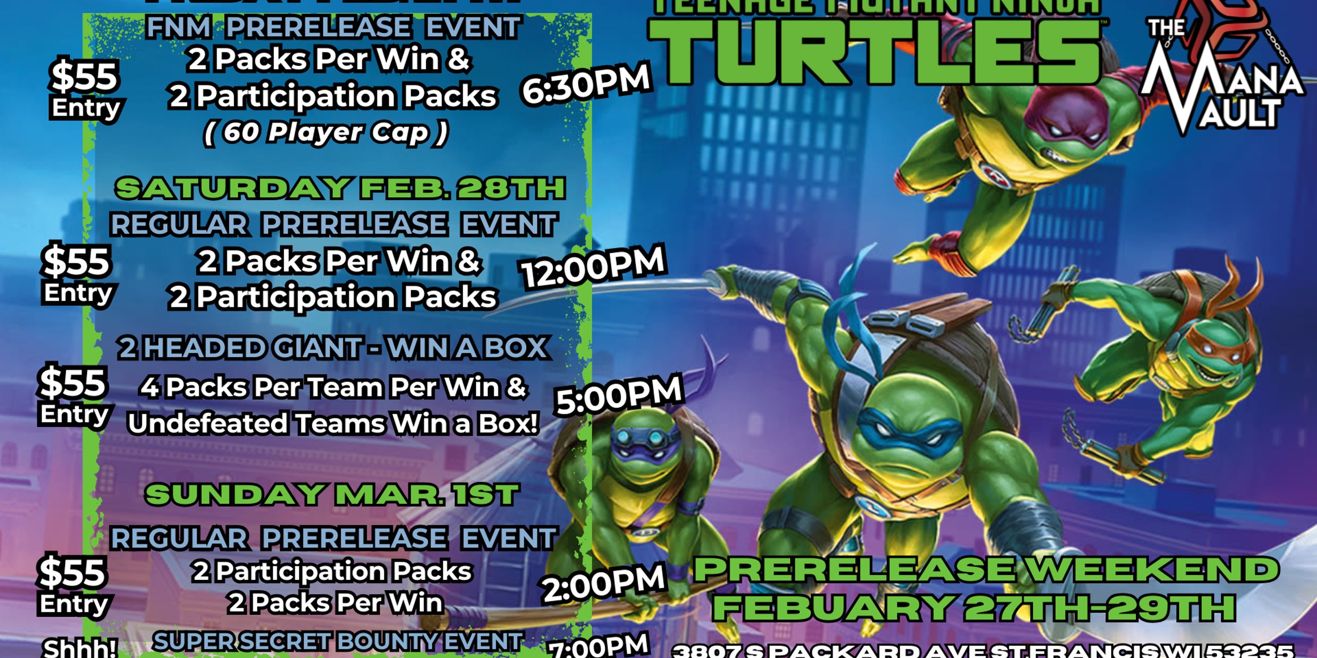 TMNT FNM Prerelease