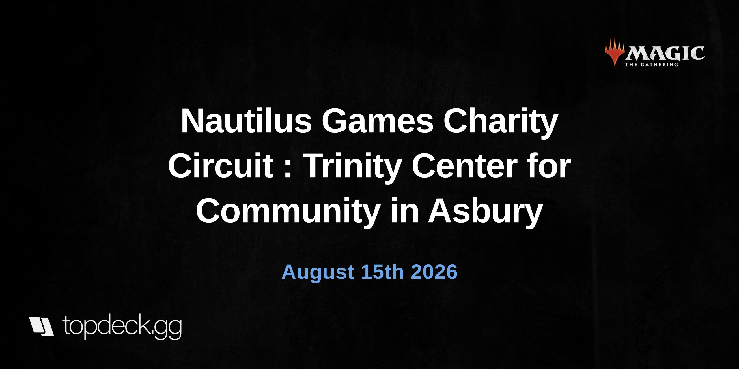 Nautilus Games Charity Circuit : Trinity Center for Community in Asbury