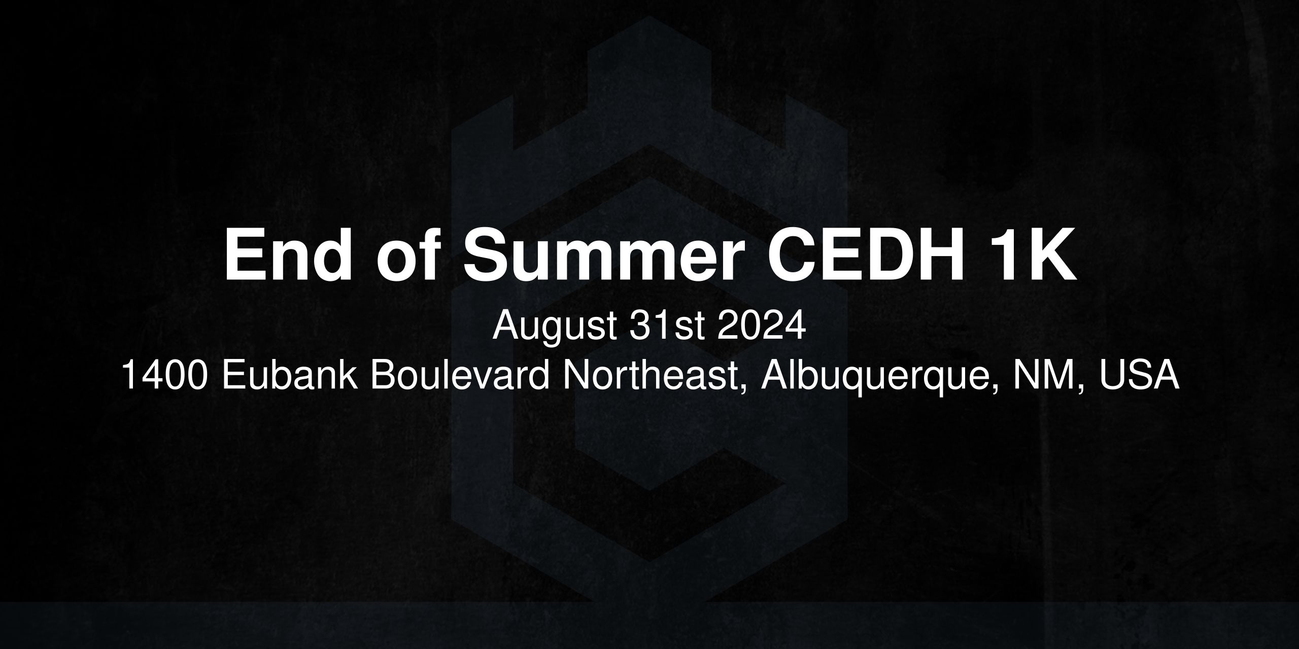 End of Summer CEDH 1K
