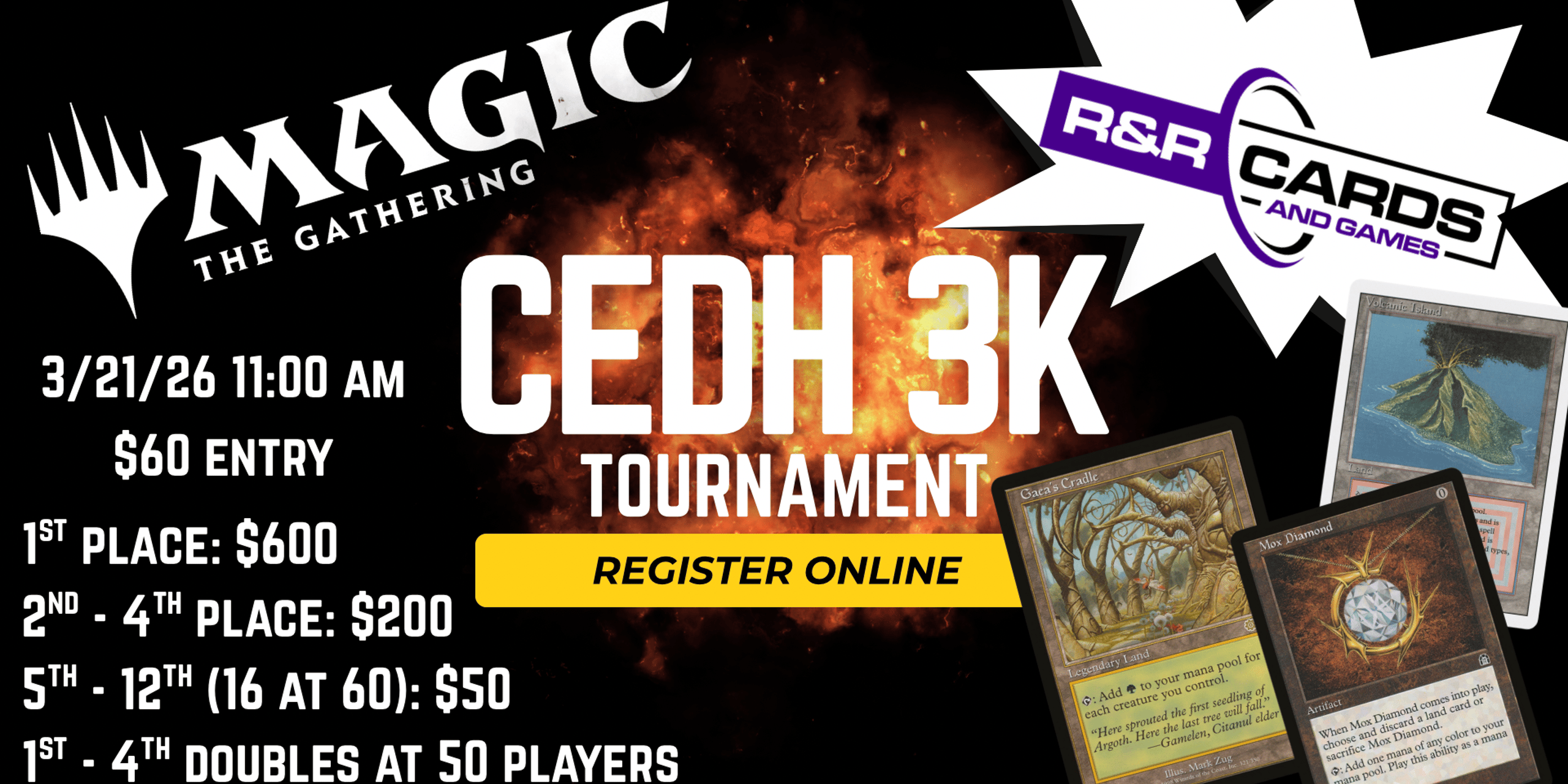 R&R Cards and Games Power Clash Weekend Cedh $3K