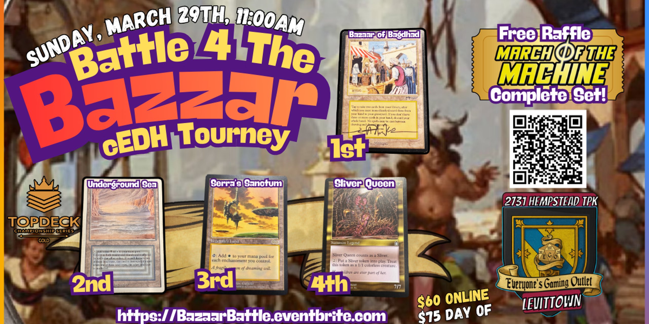 Battle 4 The Bazaar - cEDH Tourney