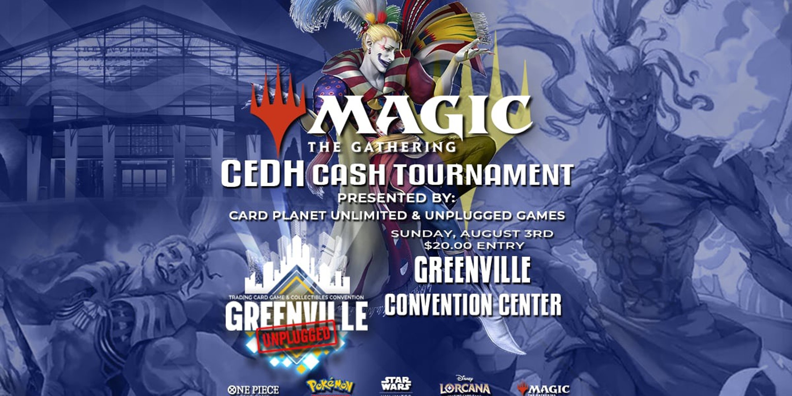 Greenville Unplugged CEDH Cash Tournament
