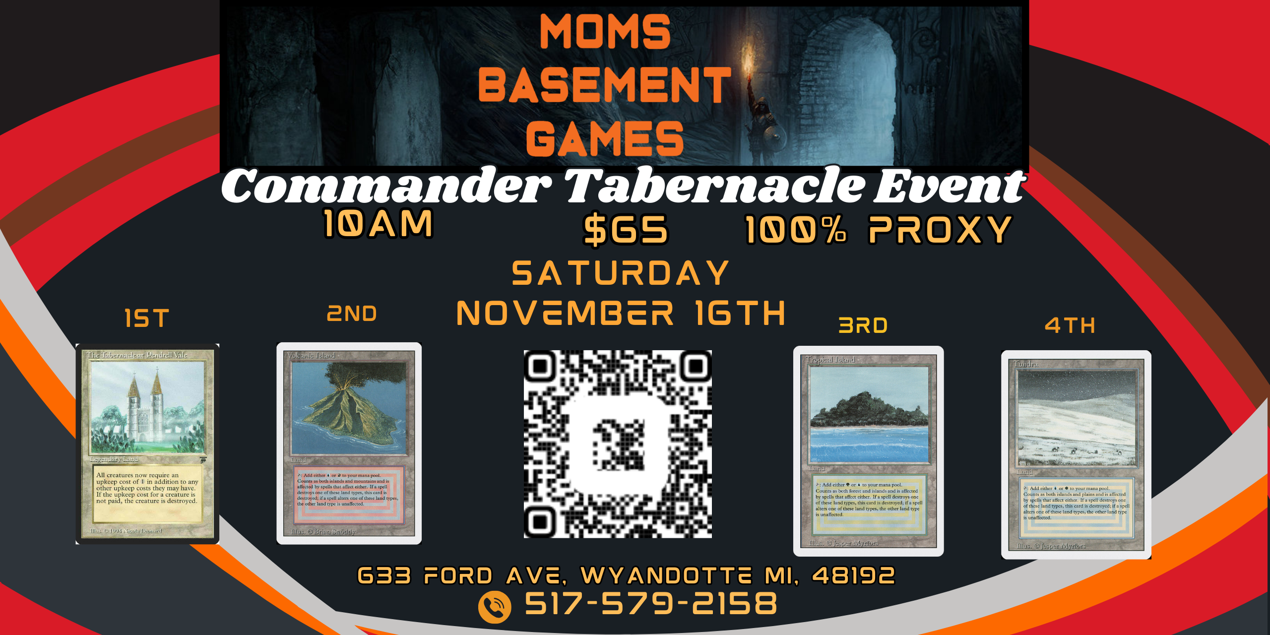 November 16th MBG Tabernacle Event