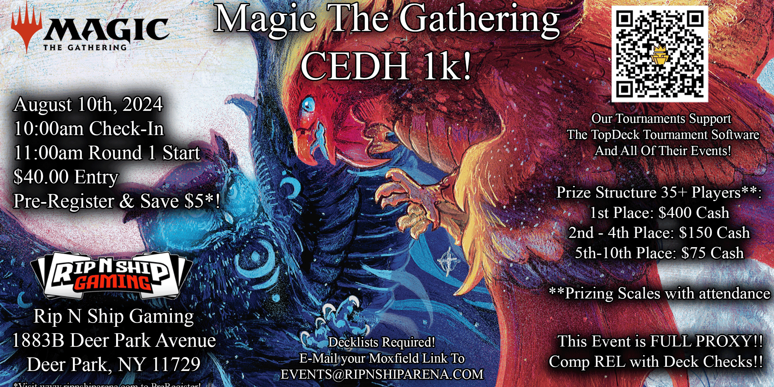 RipNShip Gaming cEDH 1k - August 10th 2024