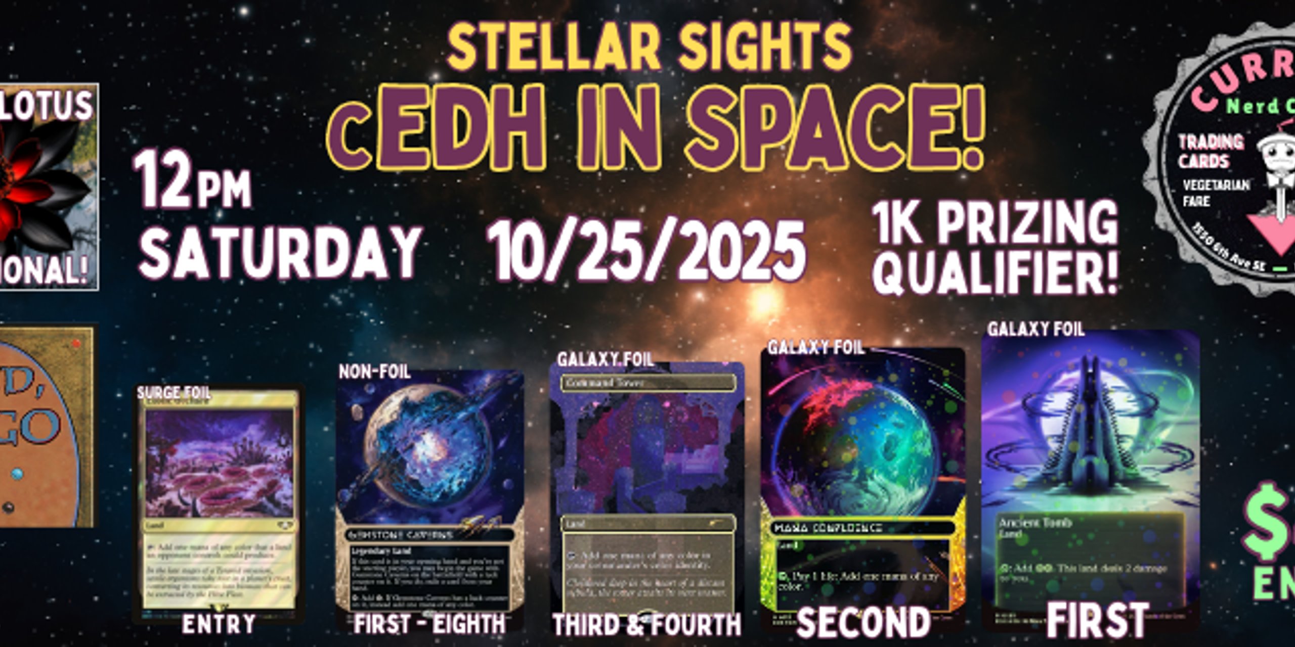 Stellar Sights: cEDH in Space 1K! Commander Invitational Qualifier - Current Nerd Café