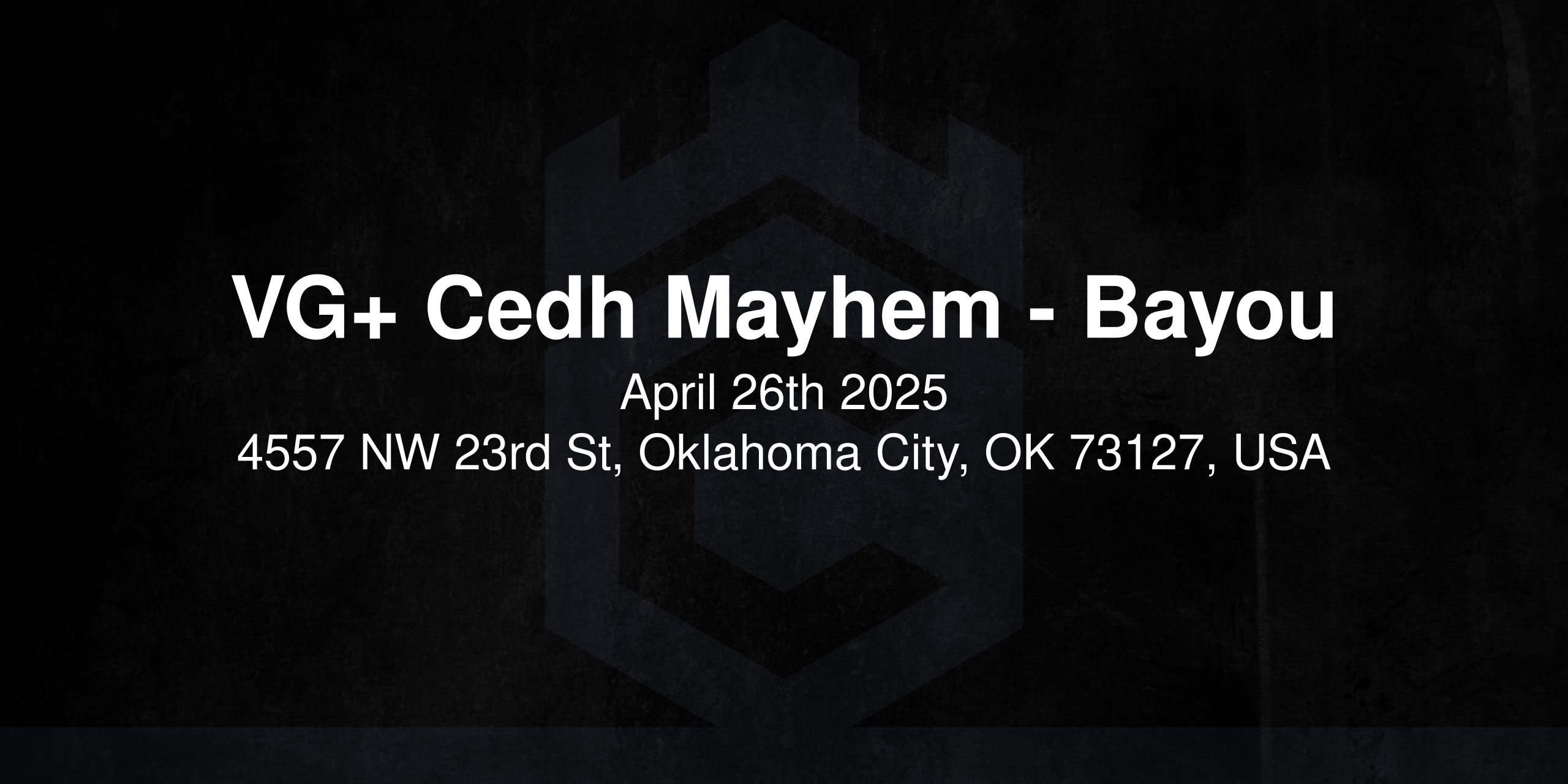 VG+ Cedh Mayhem - Bayou