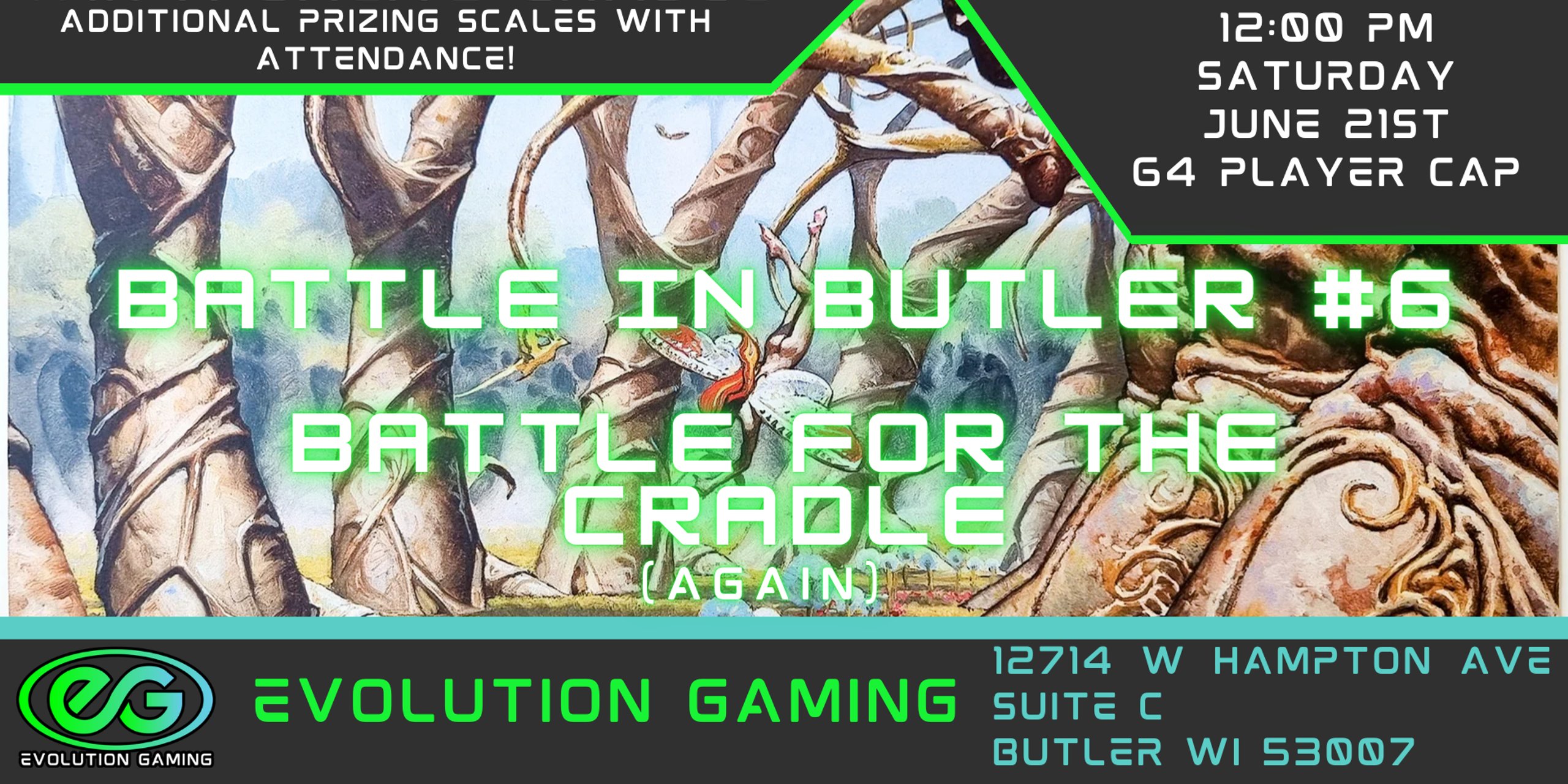Battle in Butler! #6 Win a Gaea's Cradle! 