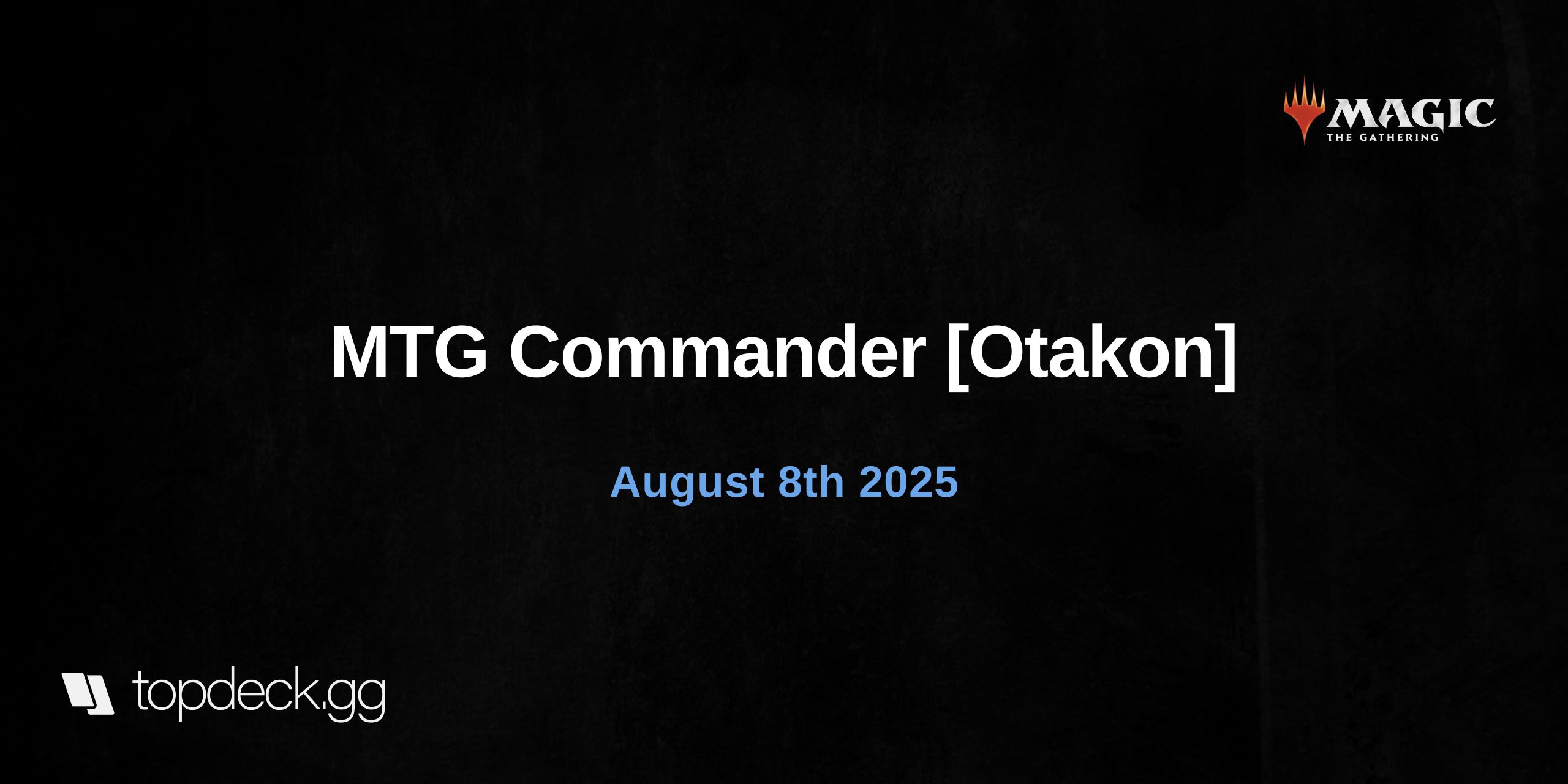 MTG Commander ODE [Otakon]
