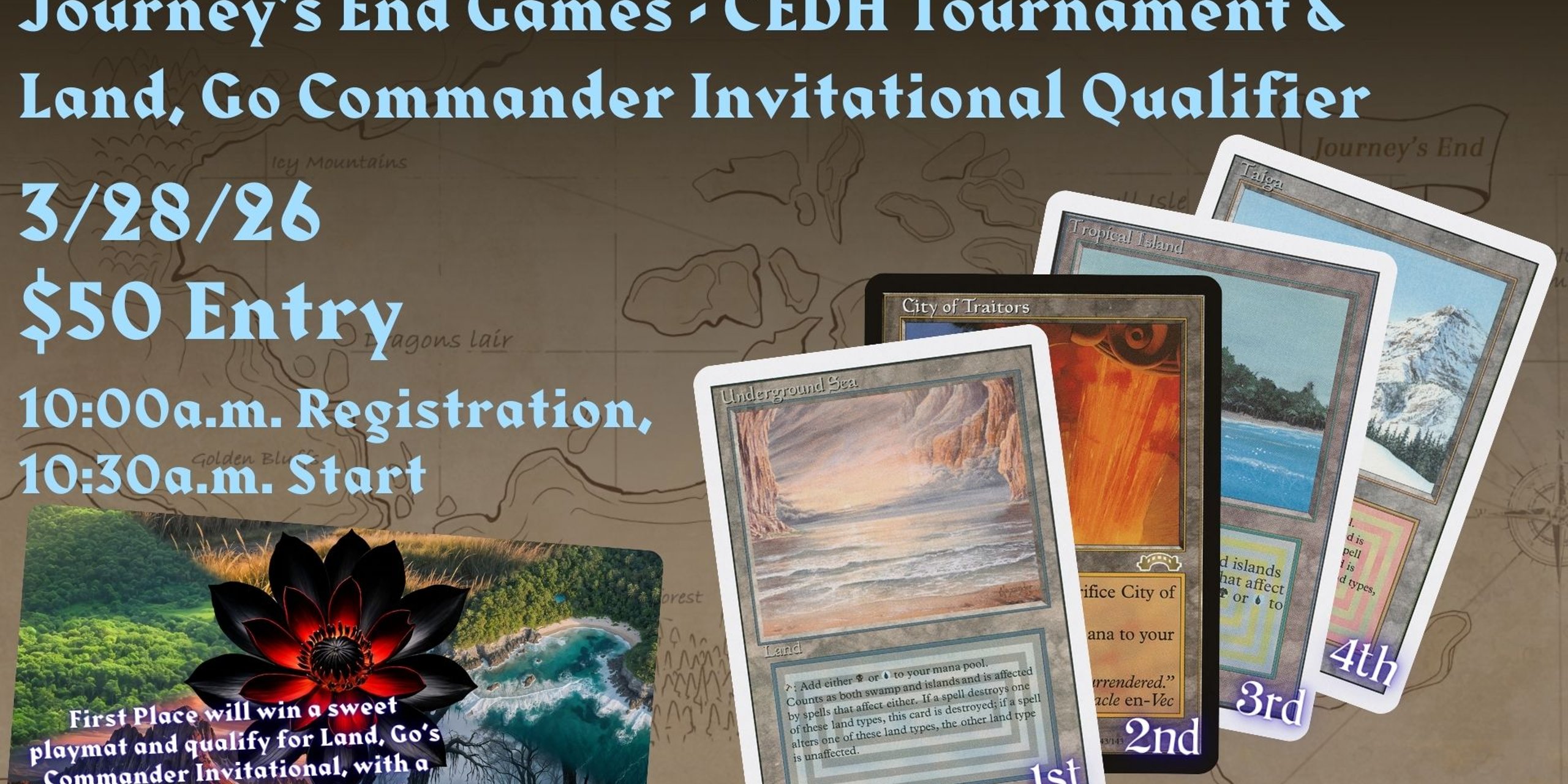 Journey's End Games CEDH Tournament & Commander Invitational Qualifier!