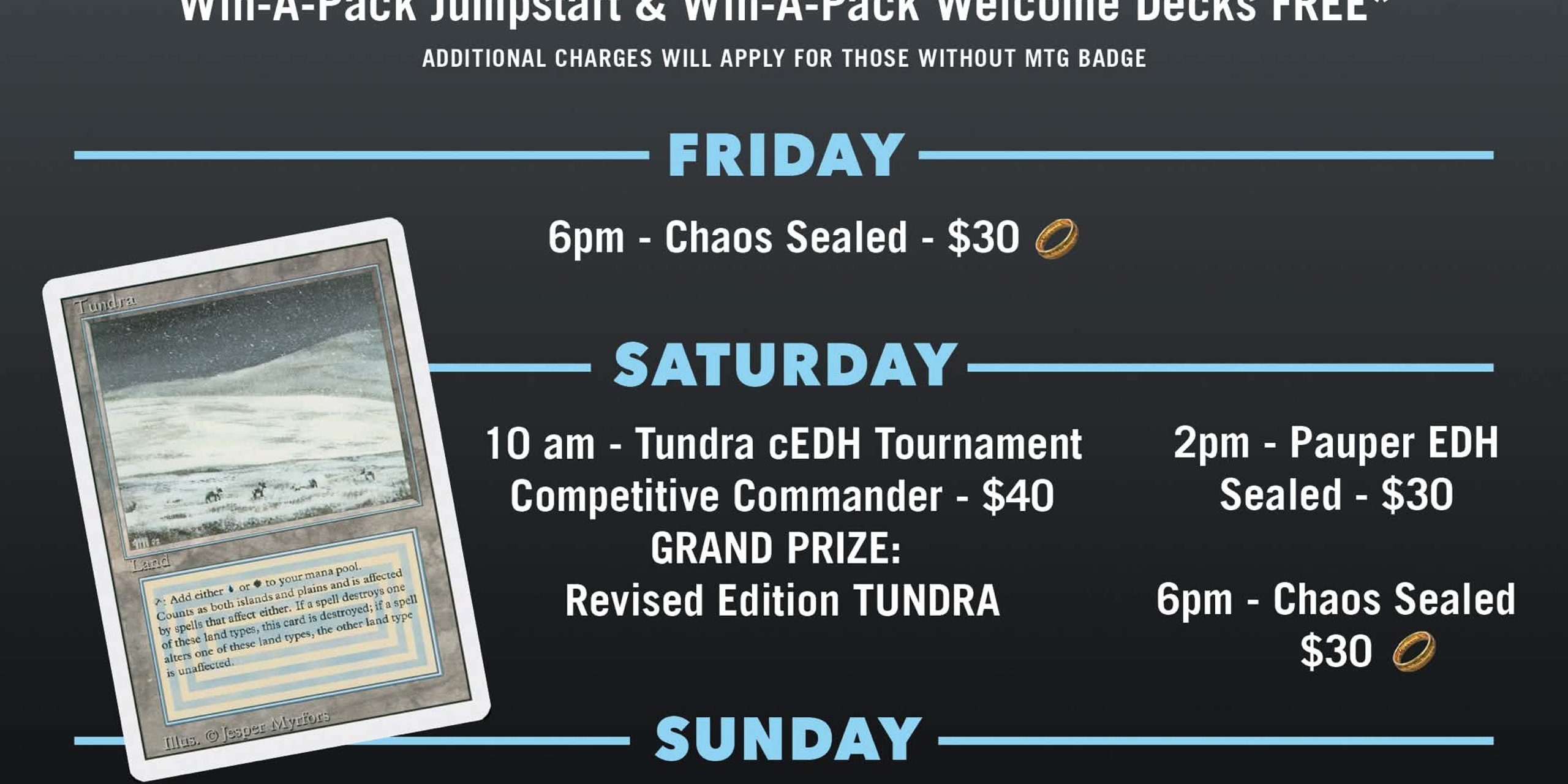 Castle Con cEDH Tundra Event