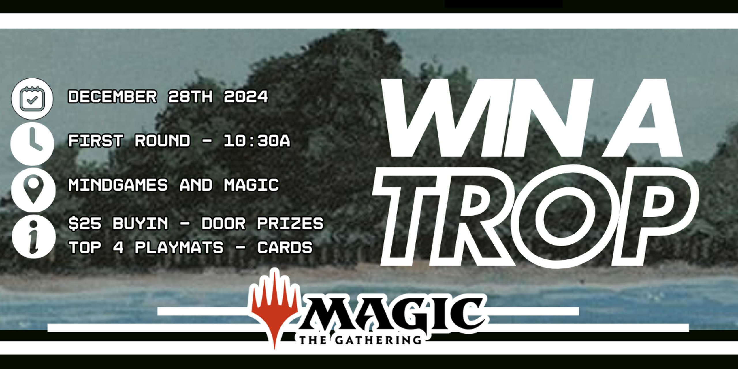 December Win-A-Dual at Mindgames and Magic