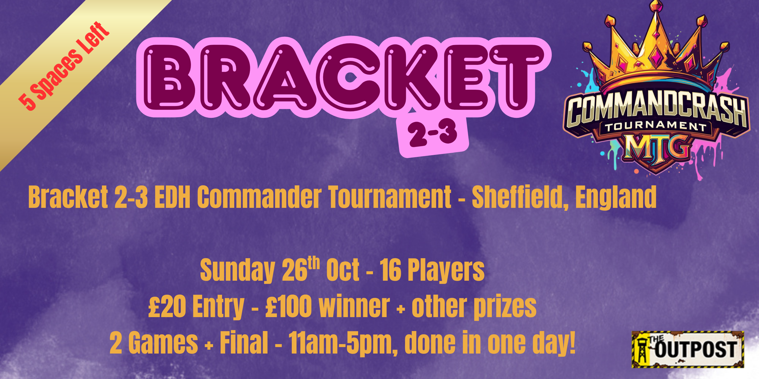 (UK) Bracket 2-3 EDH MTG Tournament In Sheffield