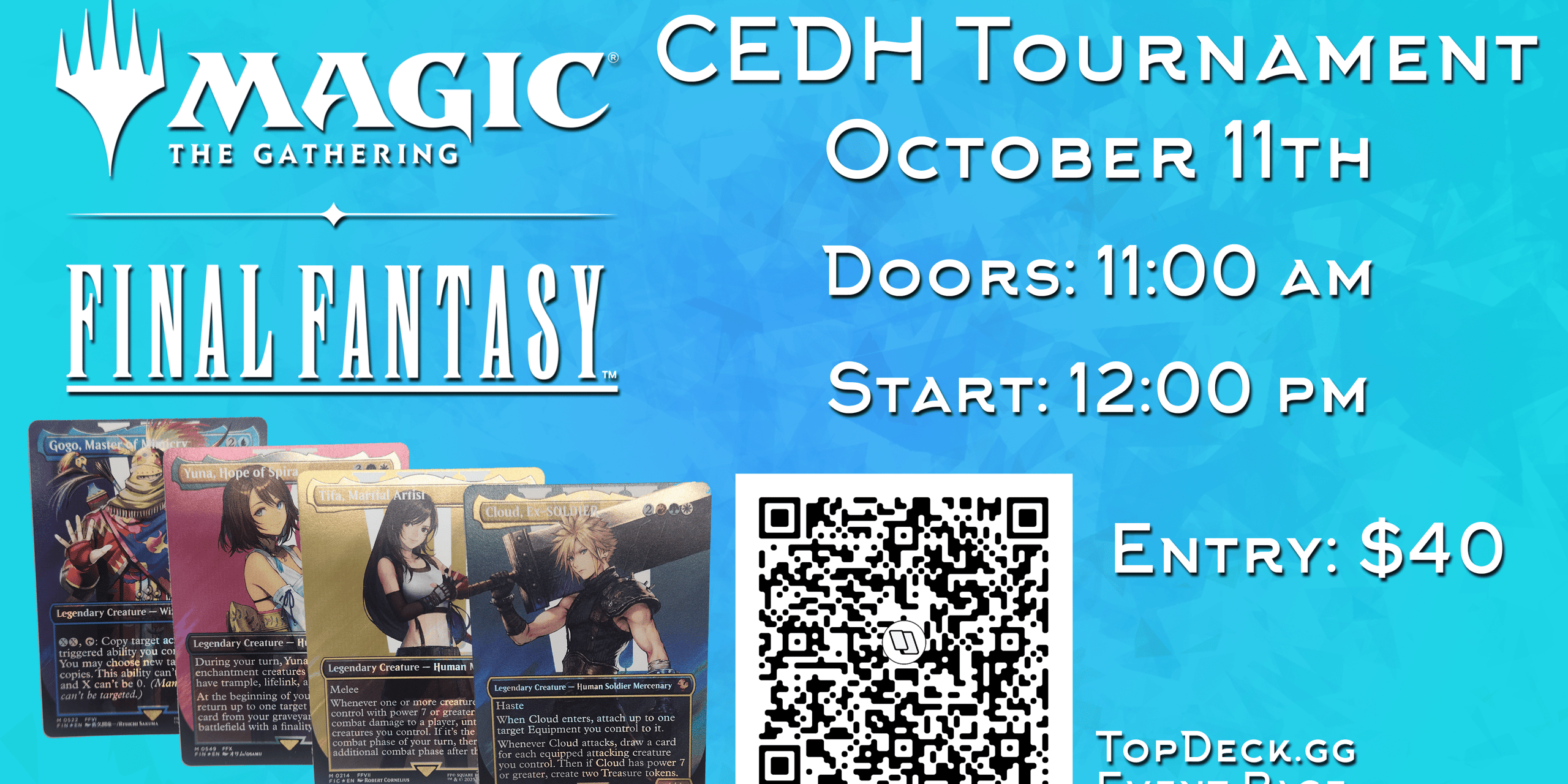 AFK Final Fantasy CEDH Tournament - Canceled - new event to be posted soon
