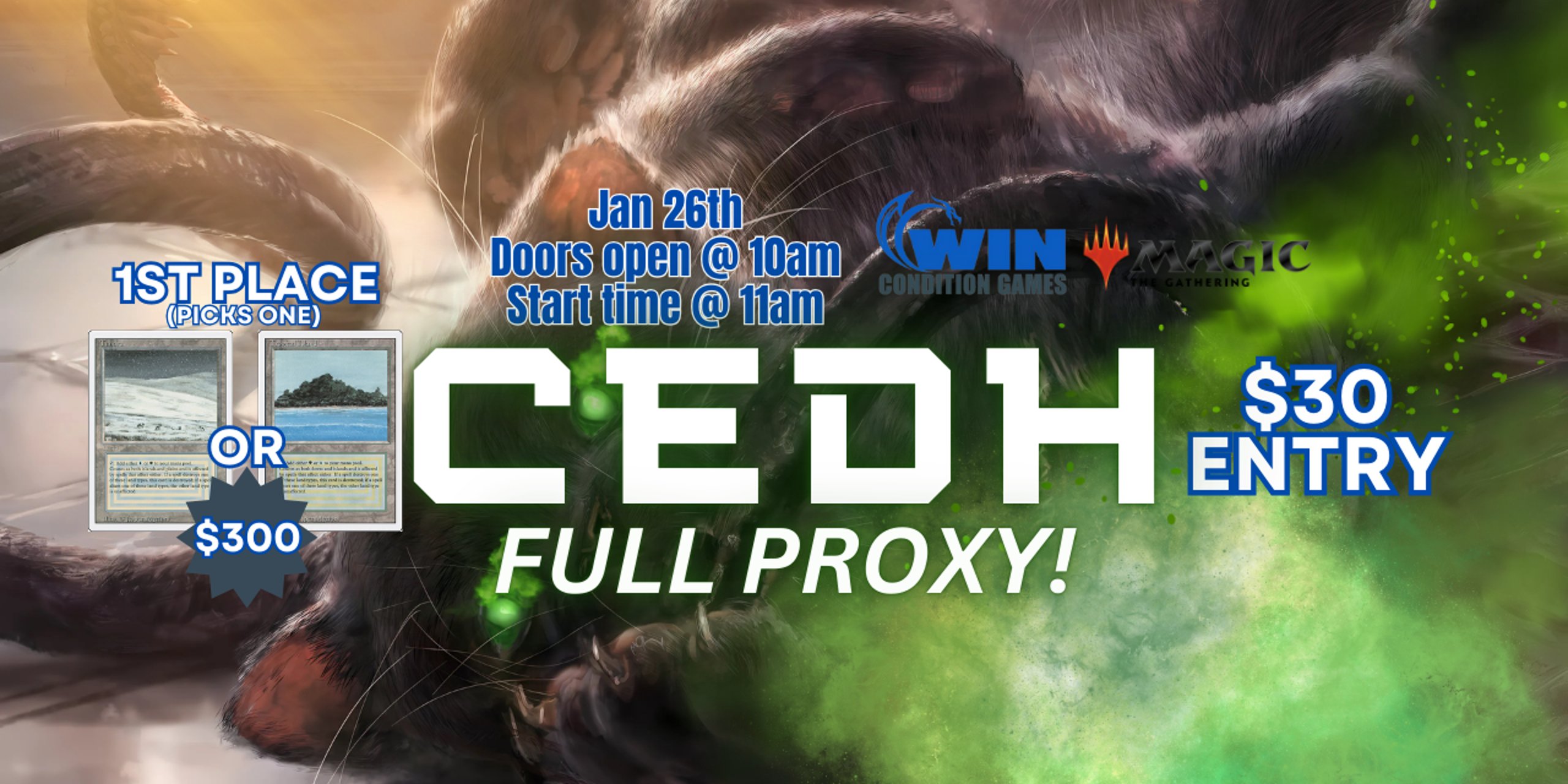 WCG Jan 2025 CEDH Event ($30/Full Proxy)