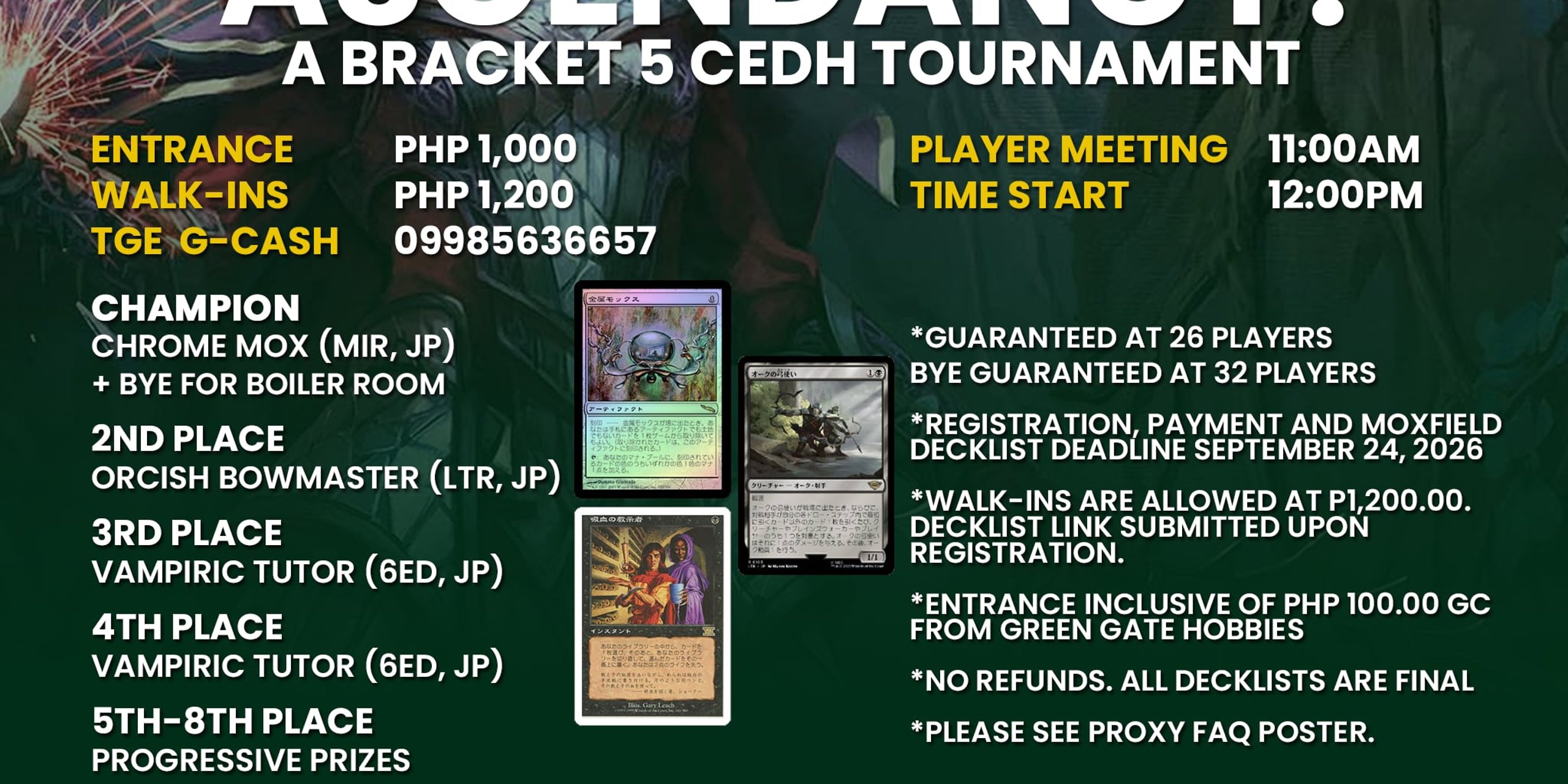 Ascendancy! A CEDH Tournament