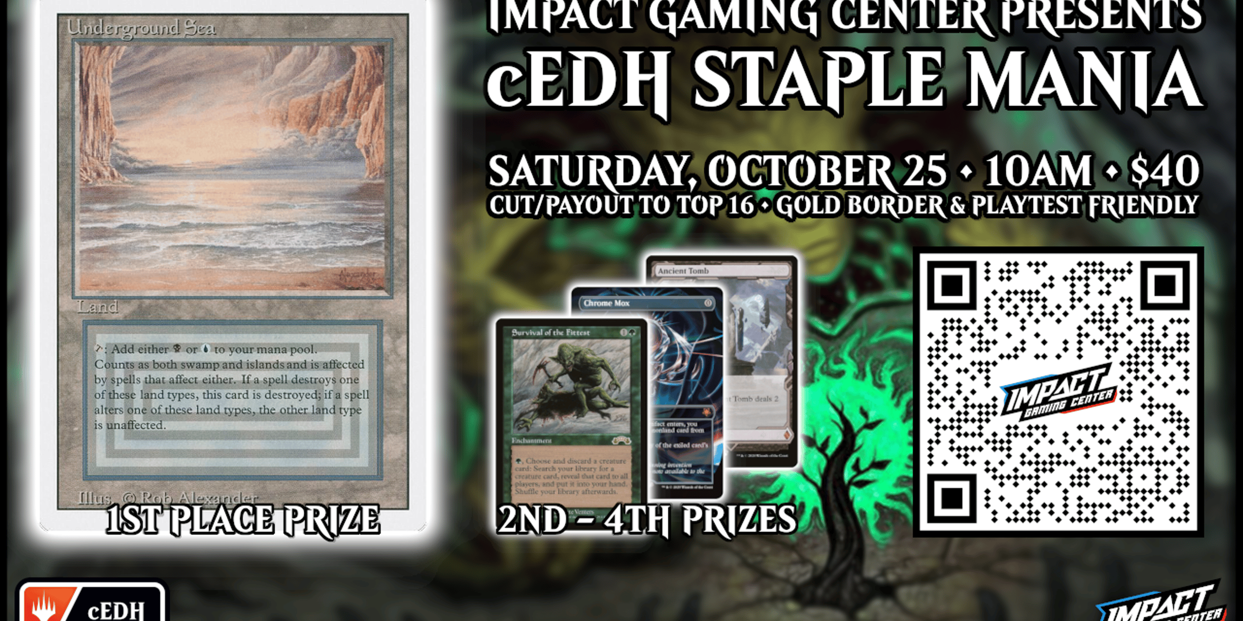 Staple Mania! cEDH Win-A-Dual+ @ Impact Gaming Center