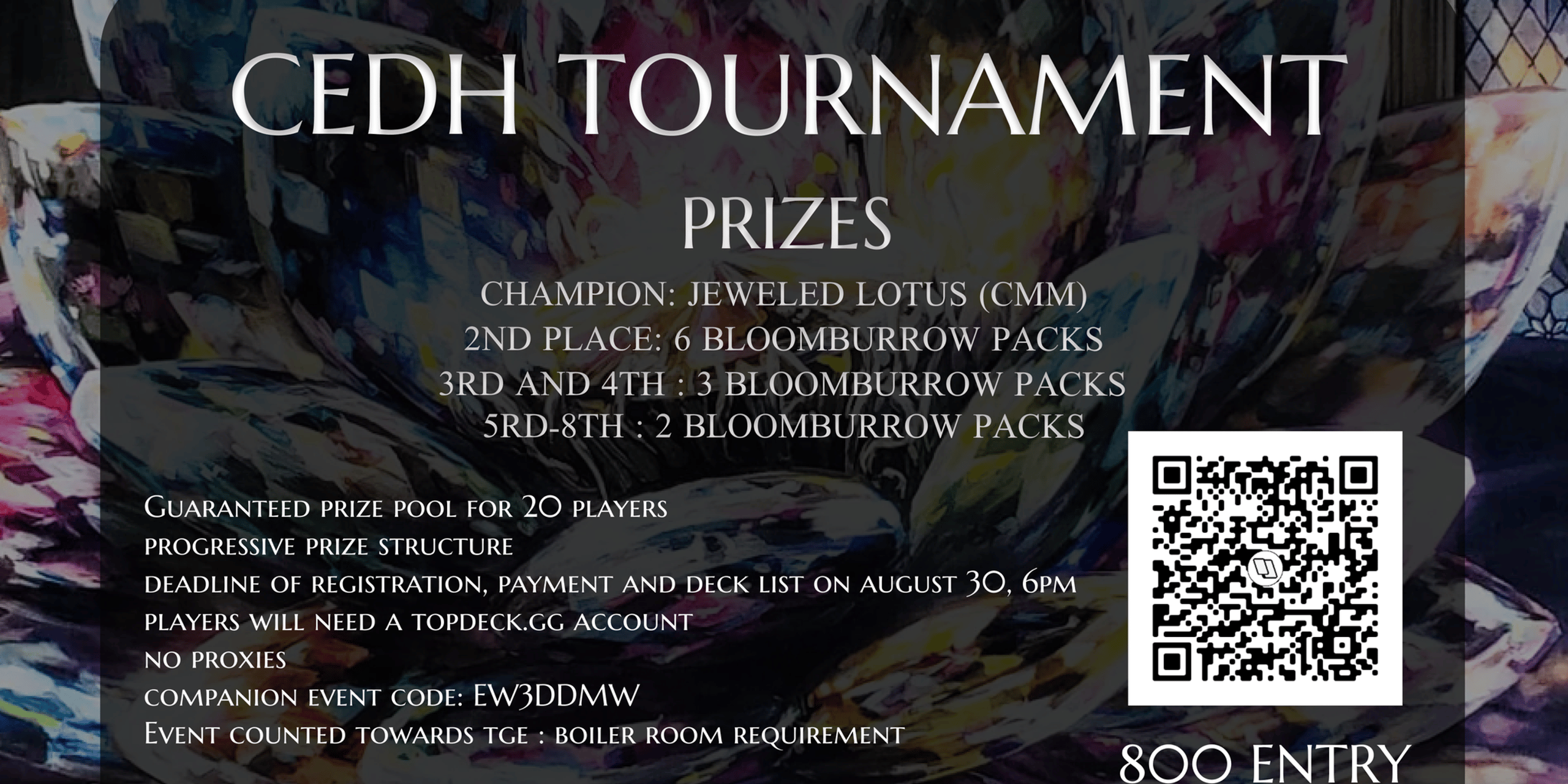 CardPro Hobbies & Collectibles CEDH Event 2