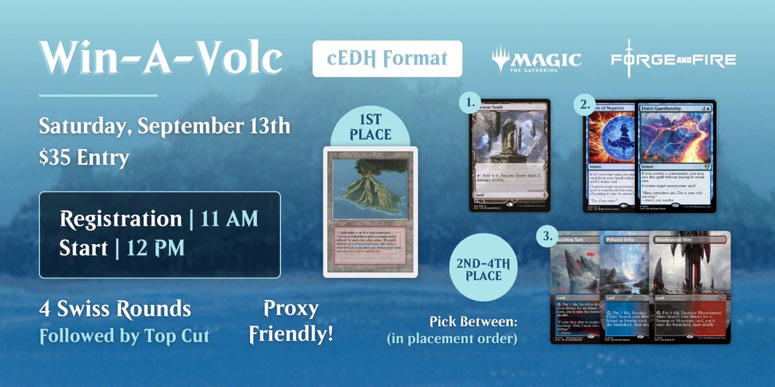 cEDH Win-a-Volcanic Island (Izzet Fall??)