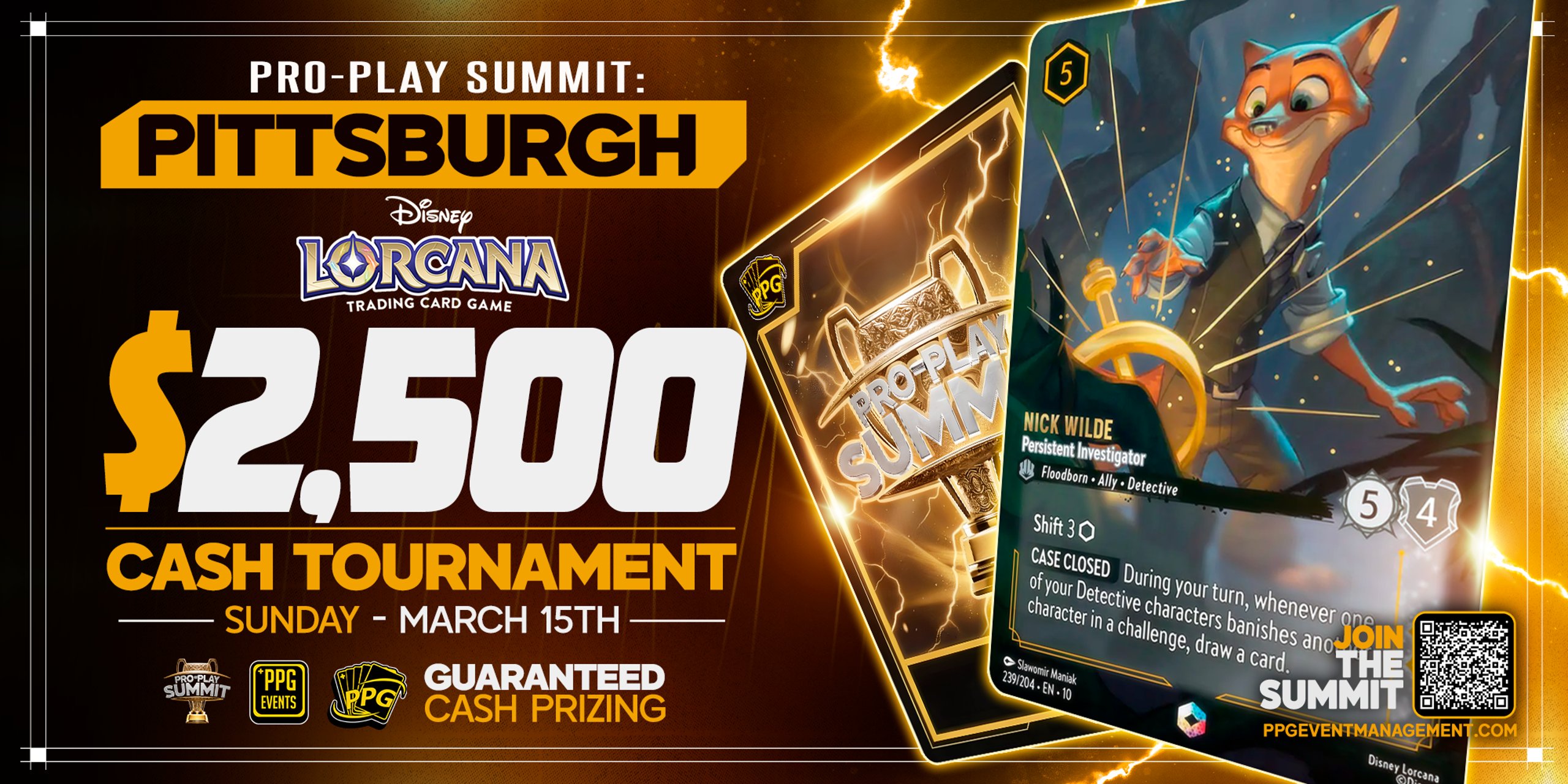 Disney Lorcana $2,500 Cash Tournament @ Pro-Play Summit: Pittsburgh